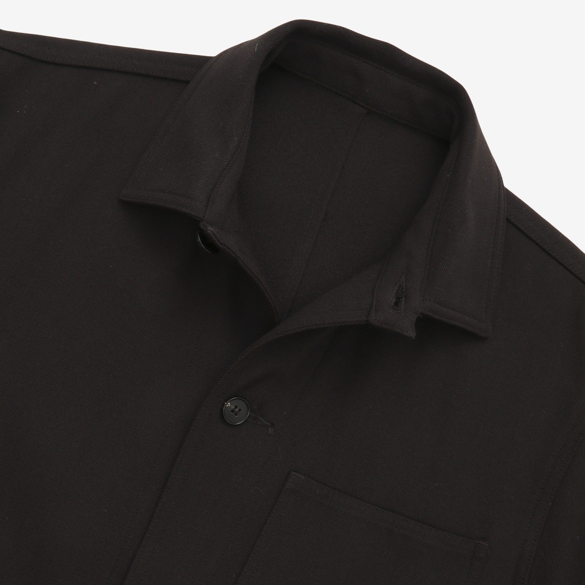 Satin Gabardine Coverall Jacket