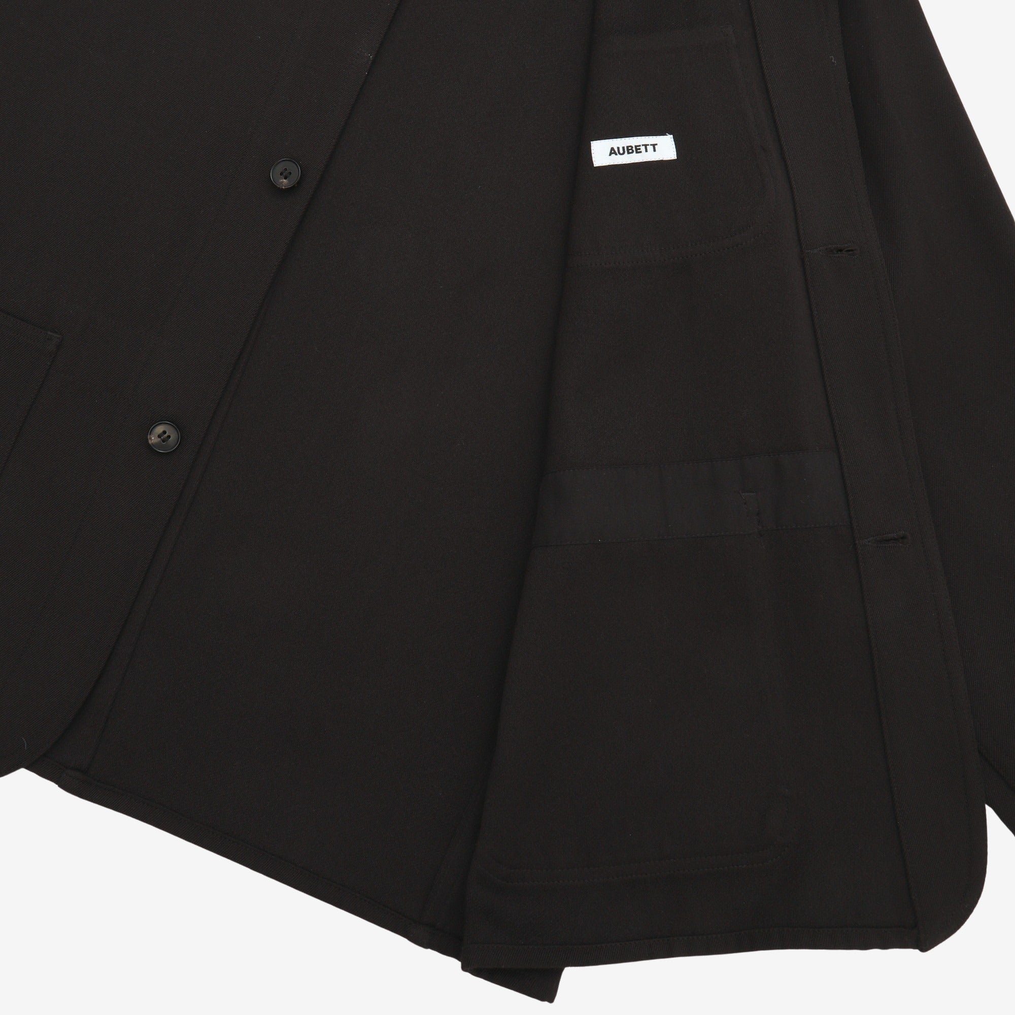 Satin Gabardine Coverall Jacket