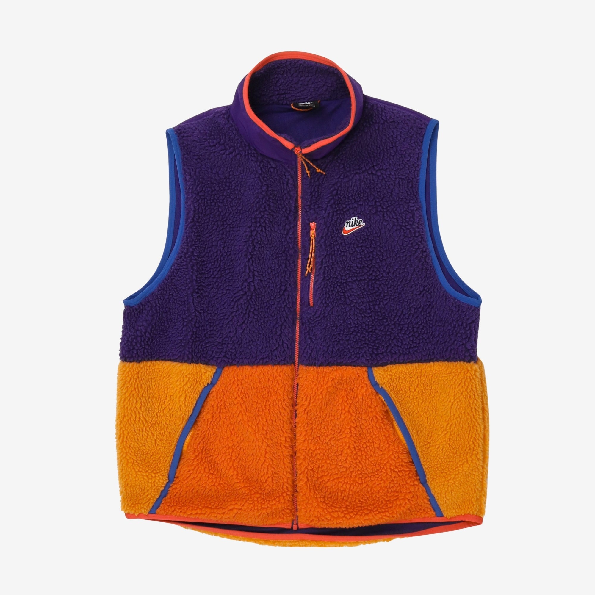 Colour Blocked Fleece Vest