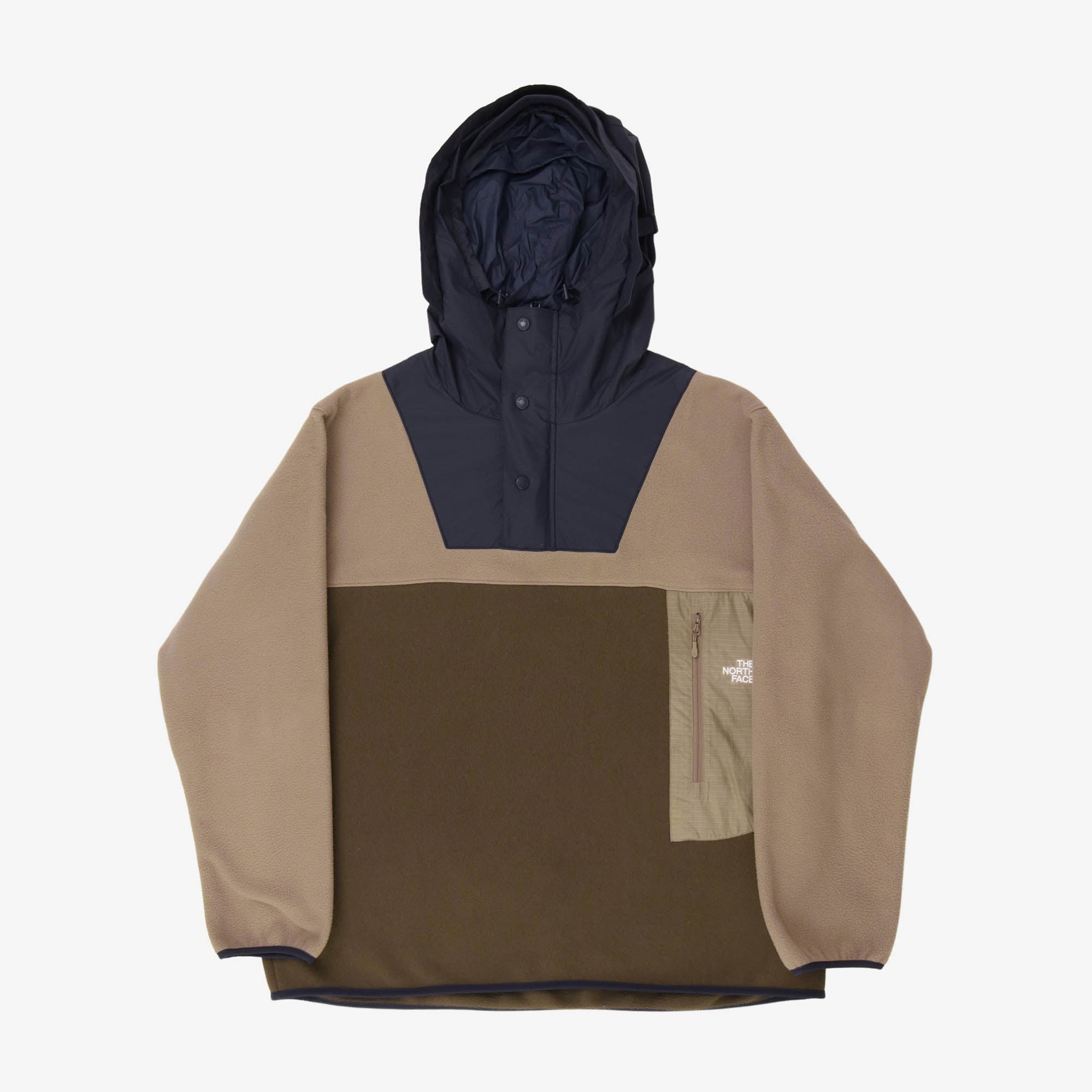 Colour Mix Fleece Hood Jacket