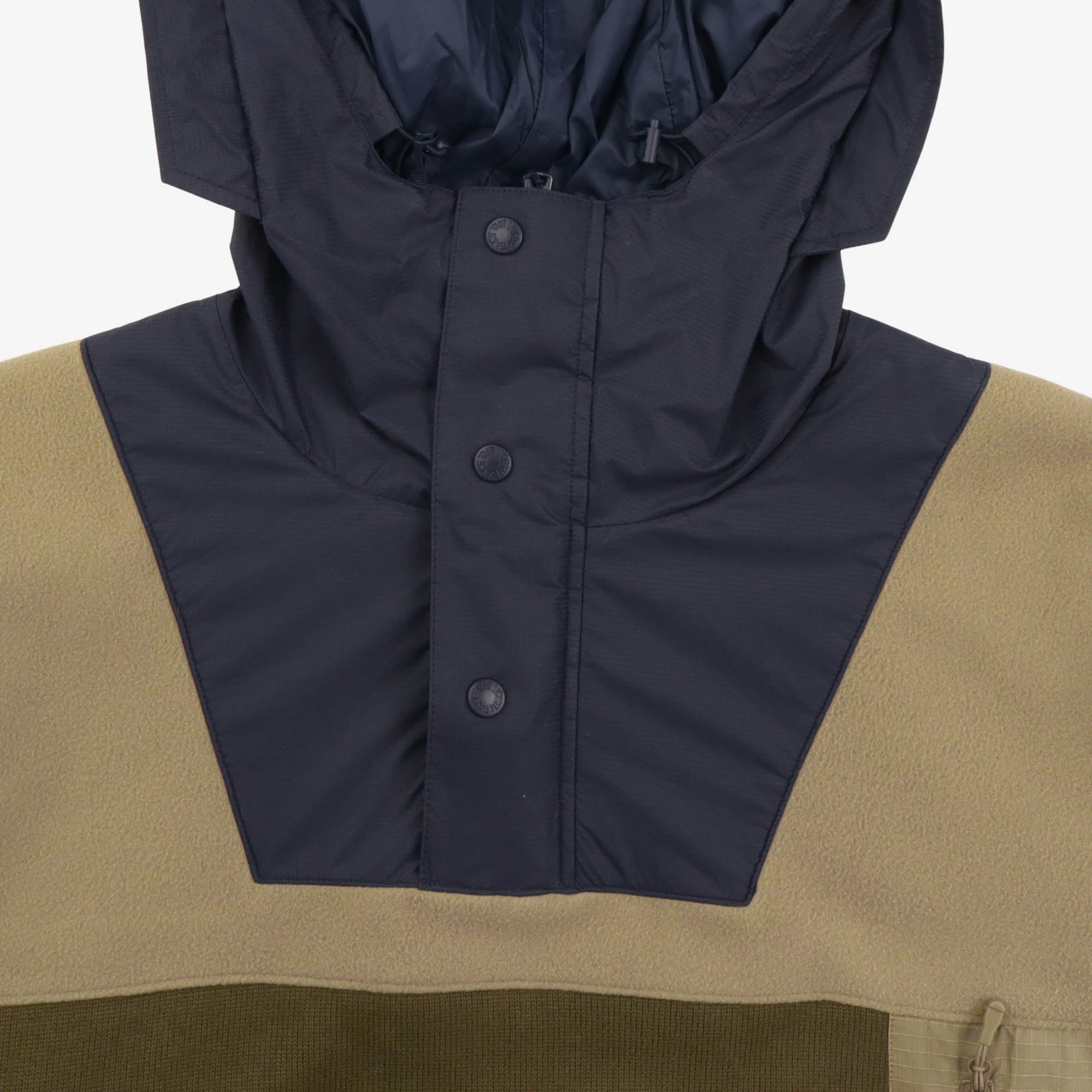 Colour Mix Fleece Hood Jacket