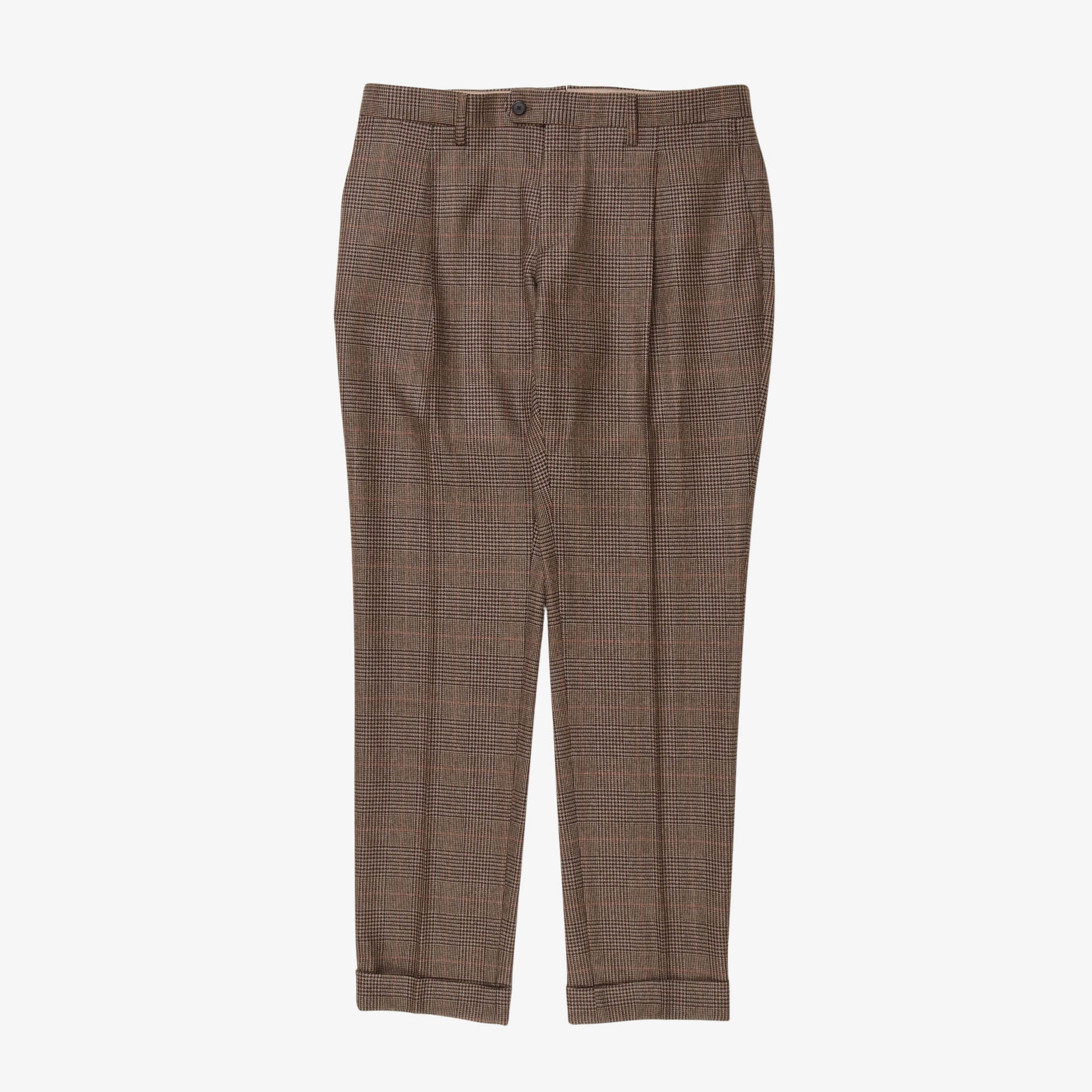 Glen Check Wool Suit