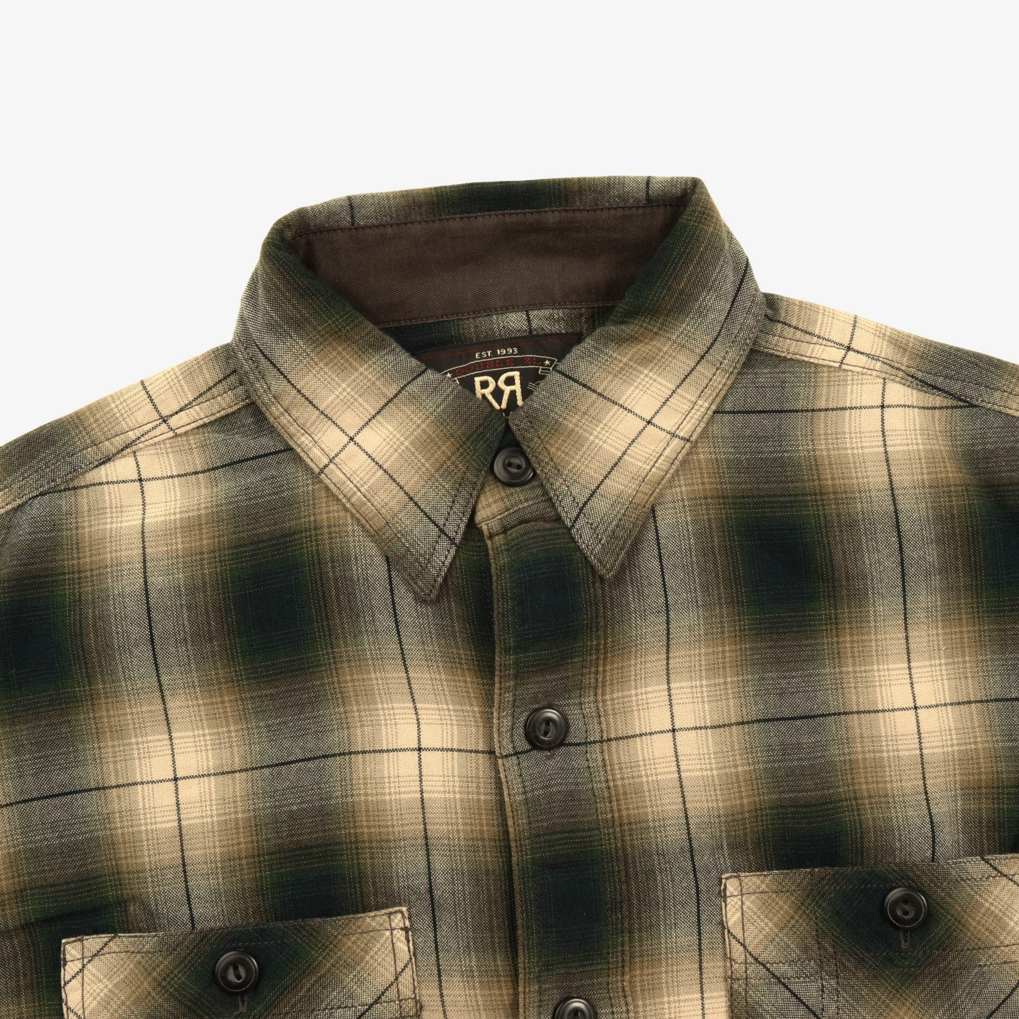 Light Plaid Work Shirt