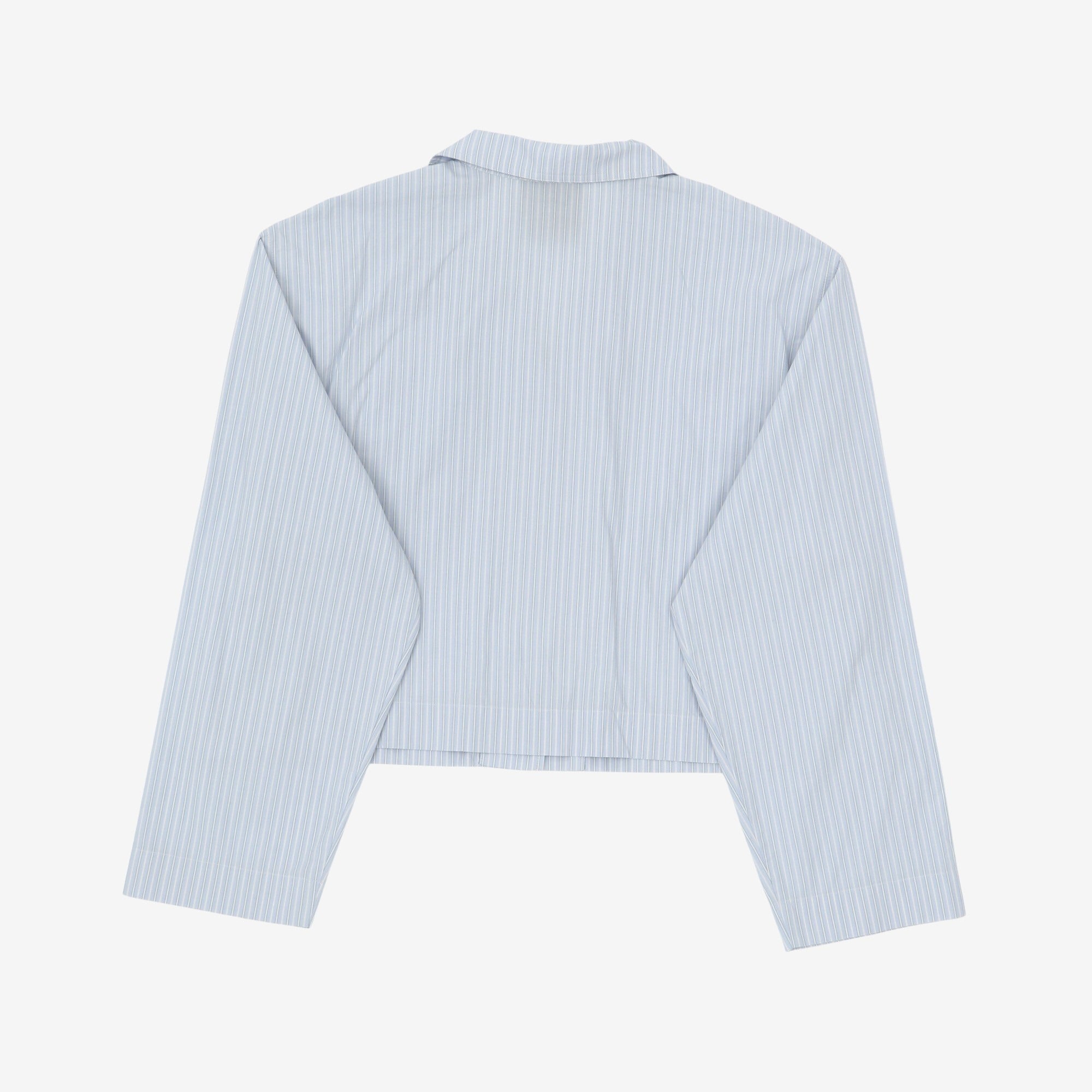 Vally Cropped Striped Shirt