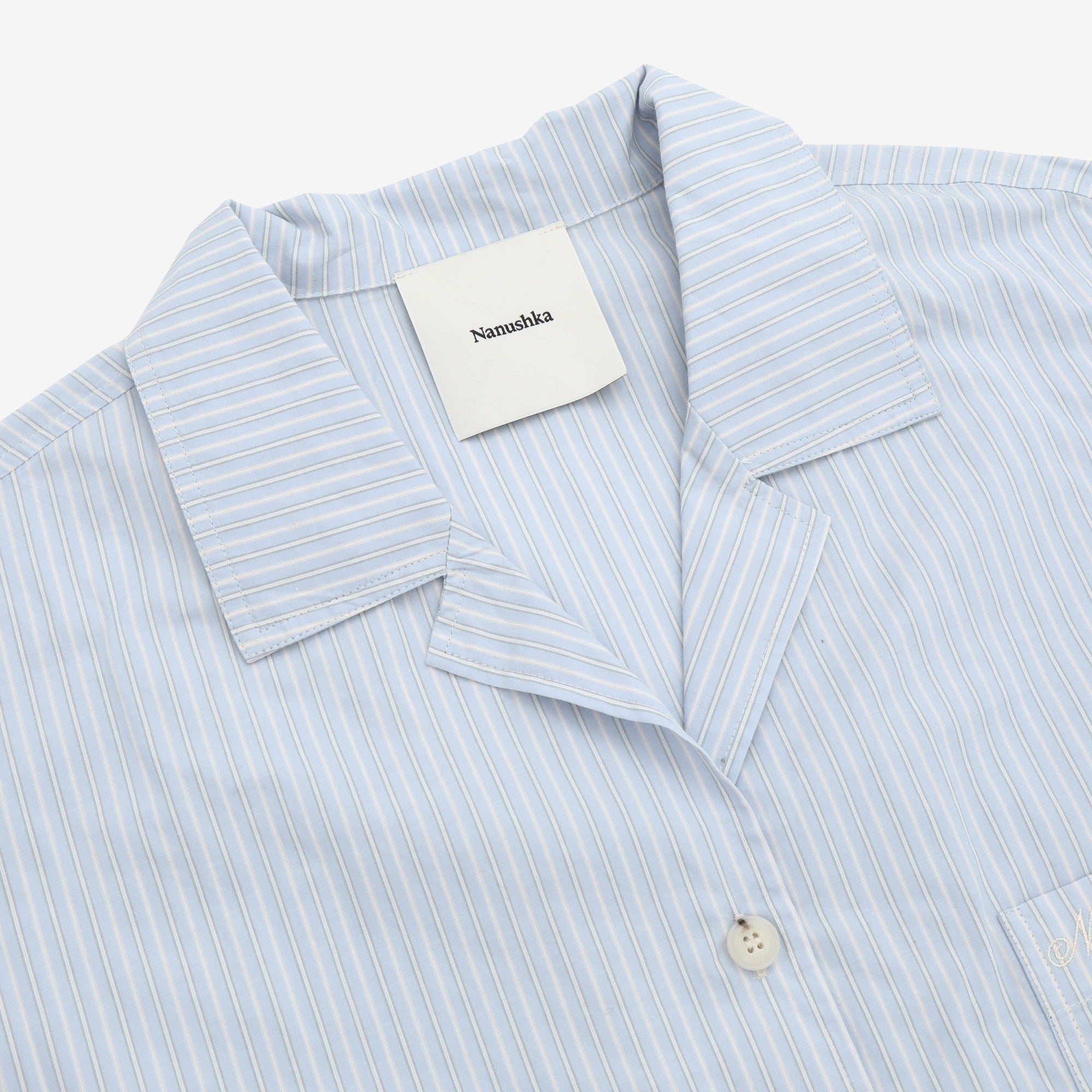 Vally Cropped Striped Shirt