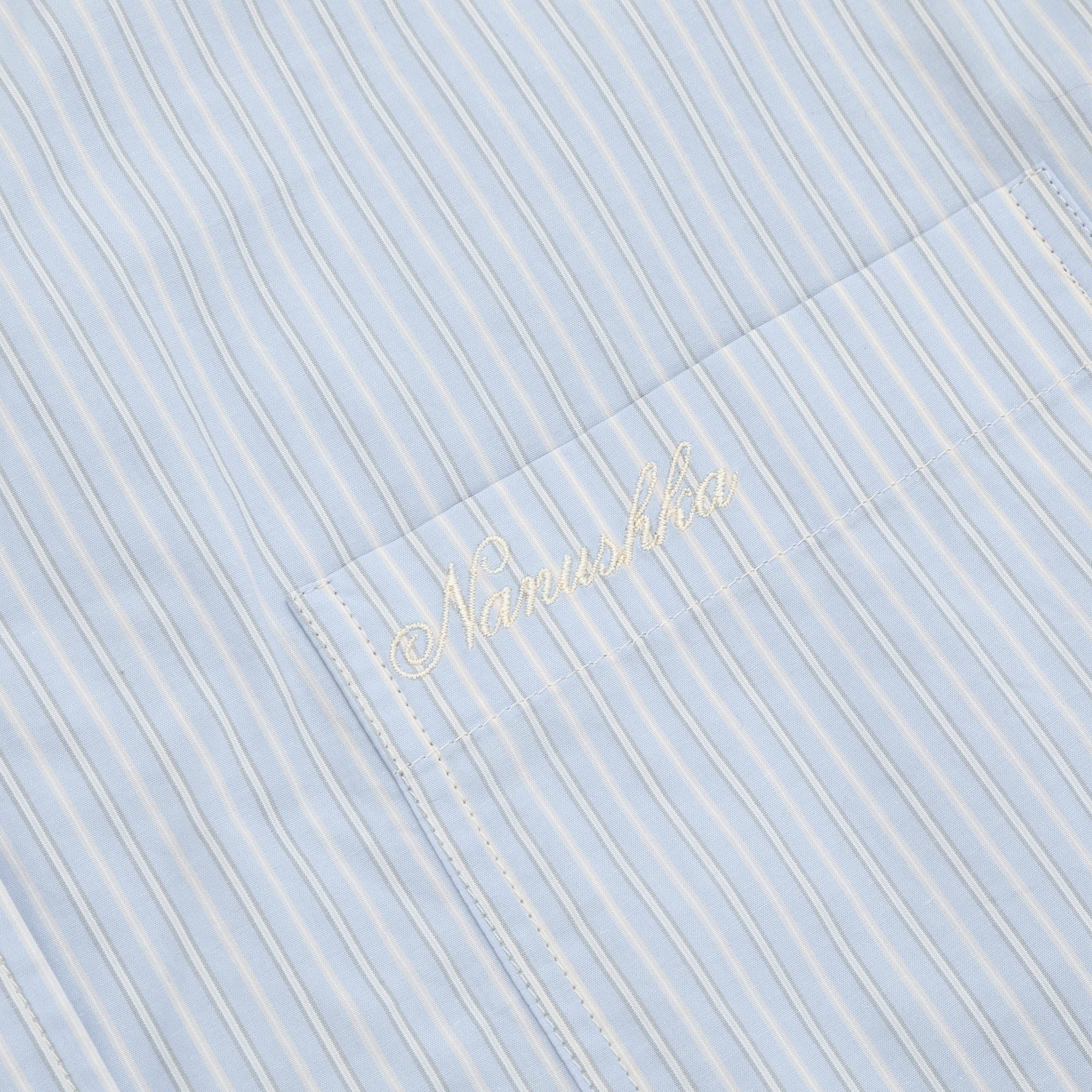 Vally Cropped Striped Shirt