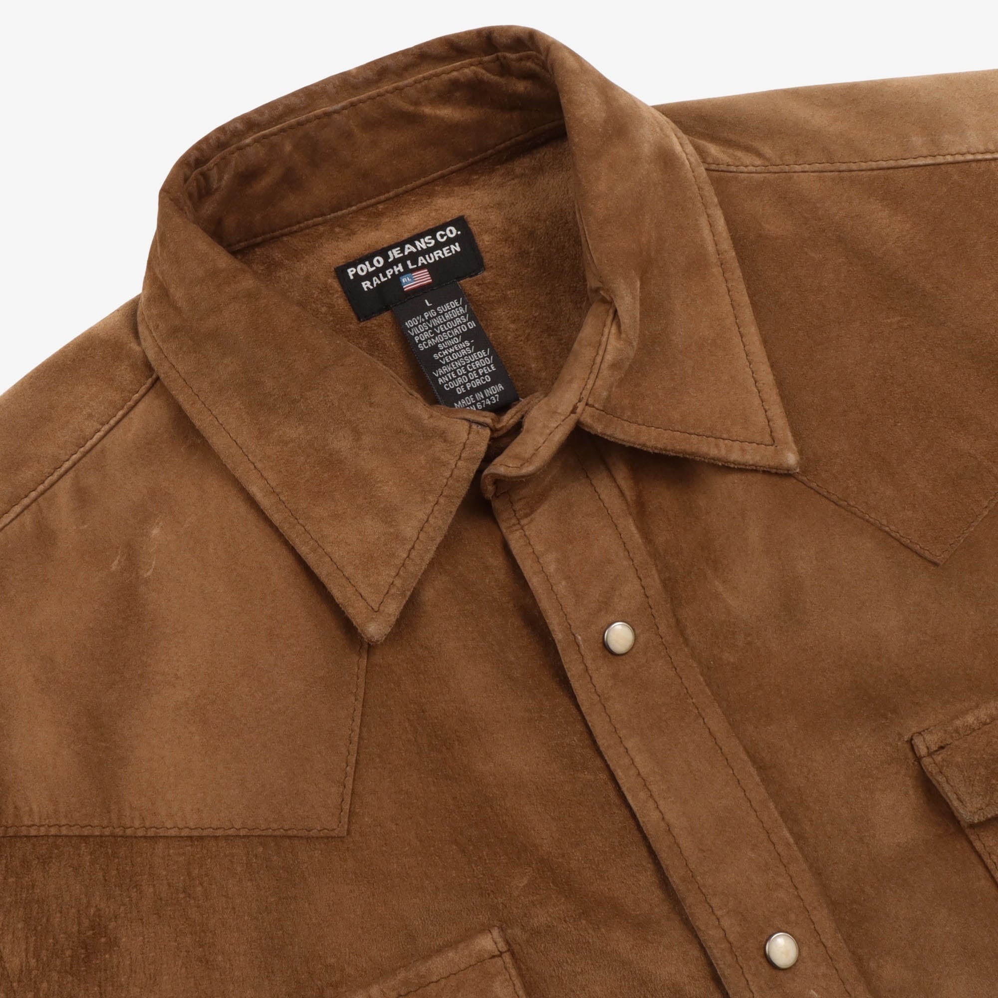 Suede Western Shirt