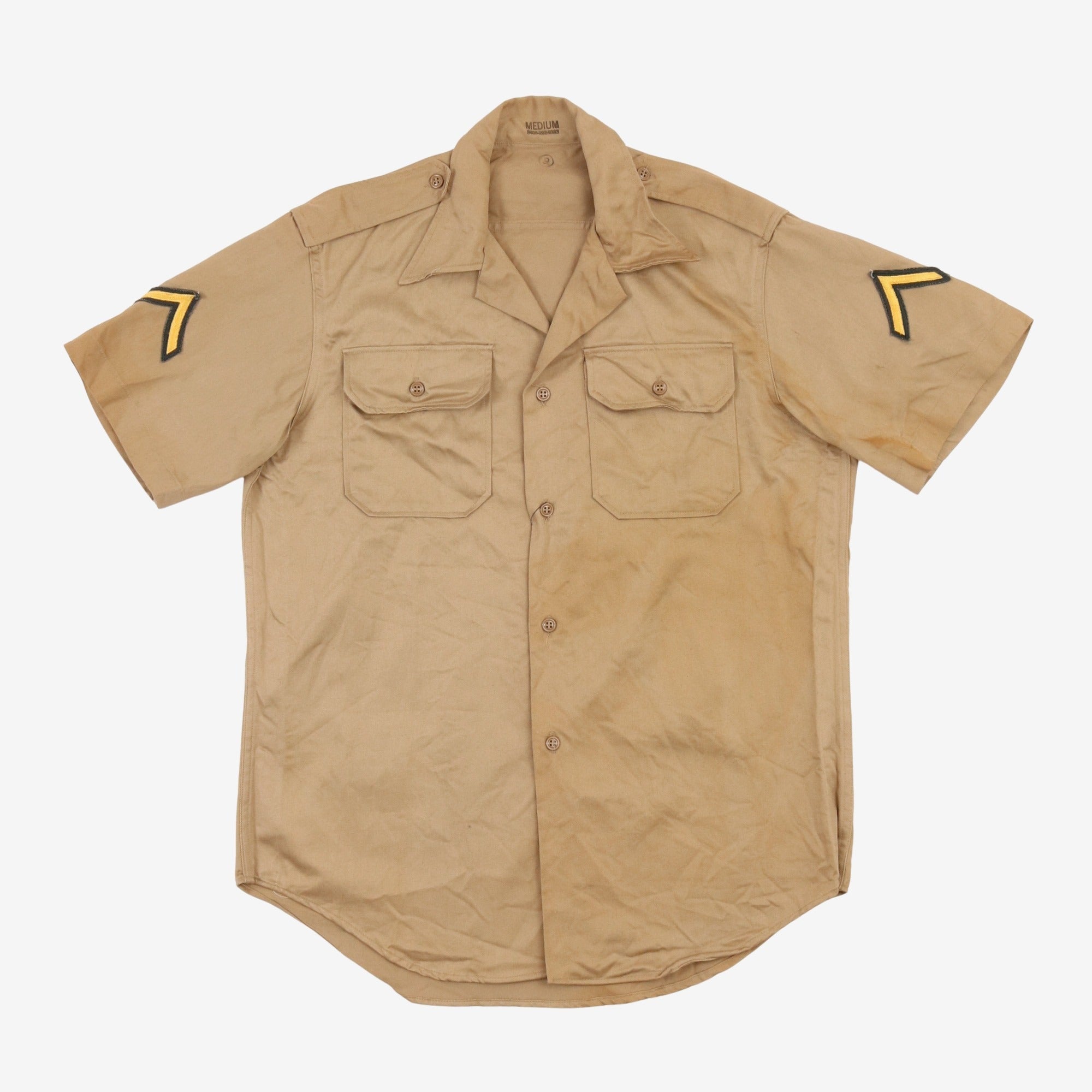 Short sleeve hotsell military shirt