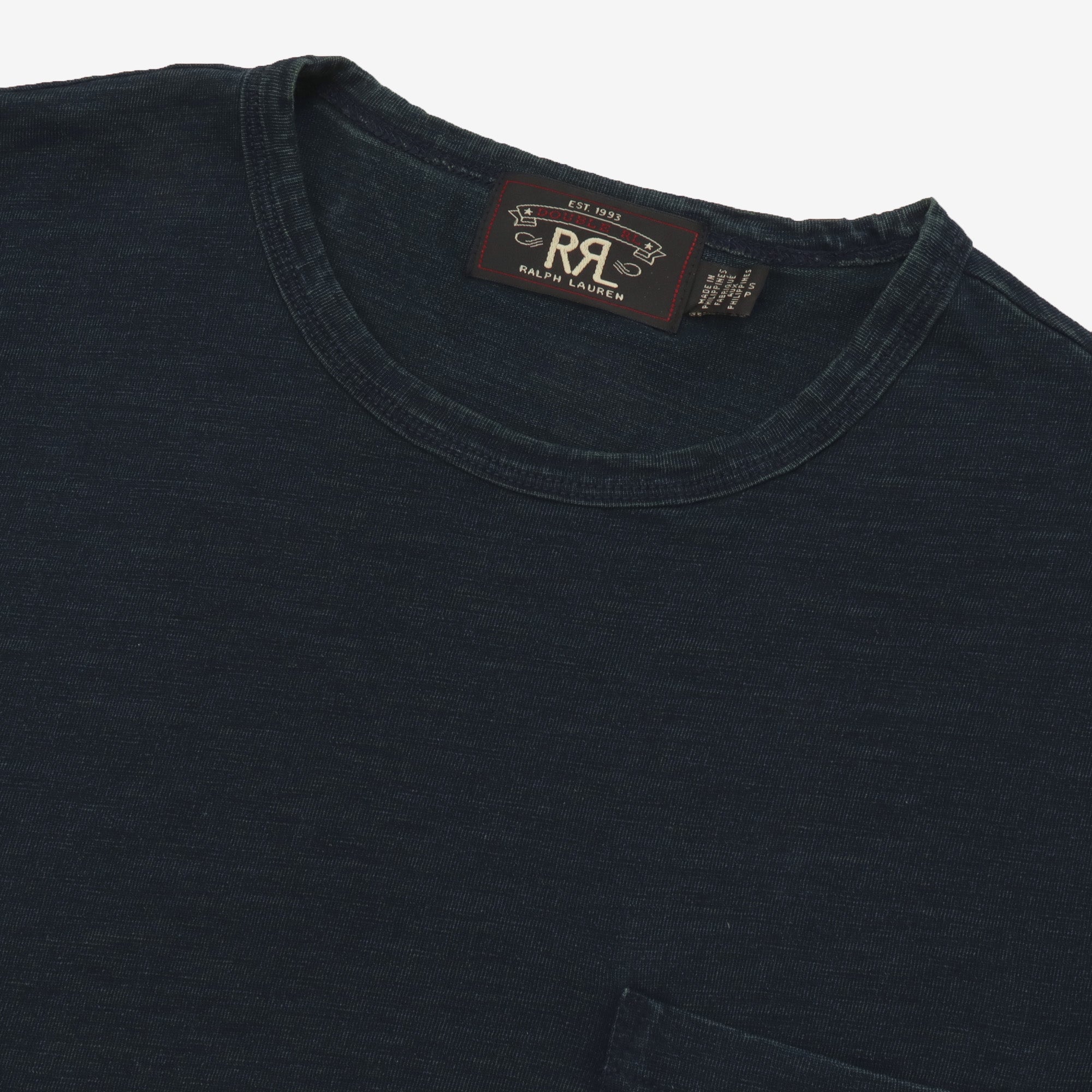 RRL Indigo Pocket Tee Marrkt