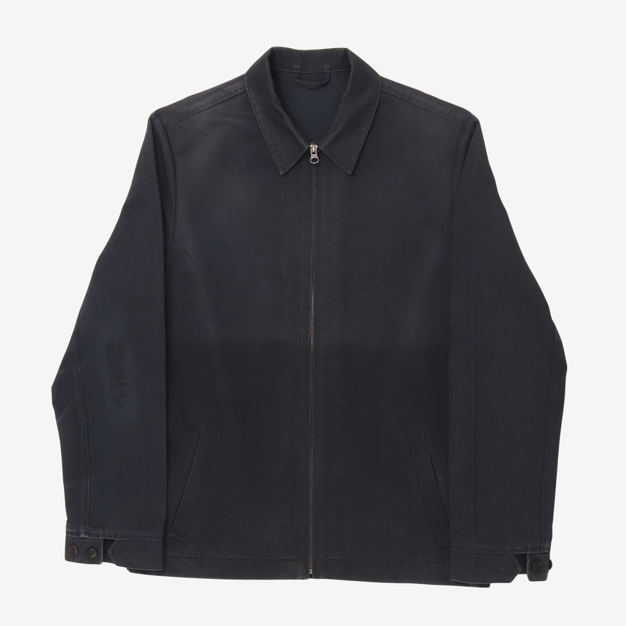 Cotton Twill Zip Jacket