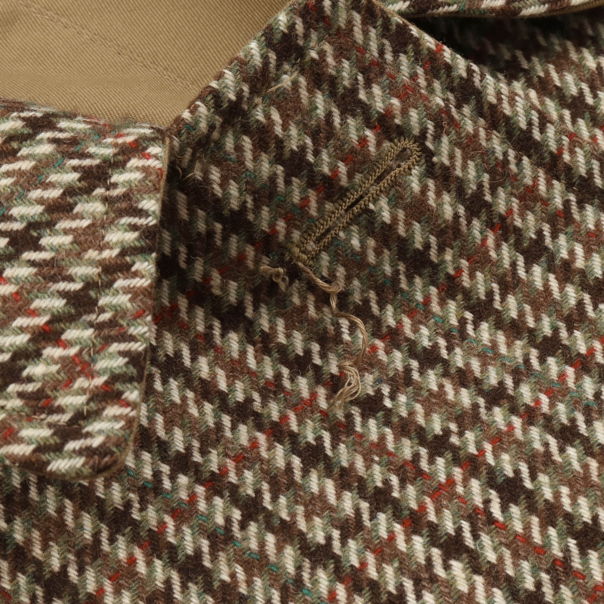 Reversible Houndstooth Overcoat
