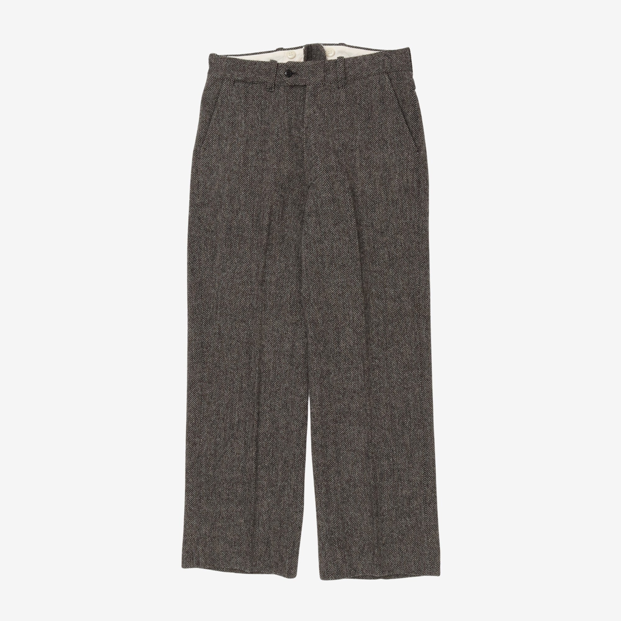 パンツ AT LAST&CO HERRINGBONE WOOL PANTS At Last & Co Herringbone Wool Pant (30W X 28.5L) – Marrkt