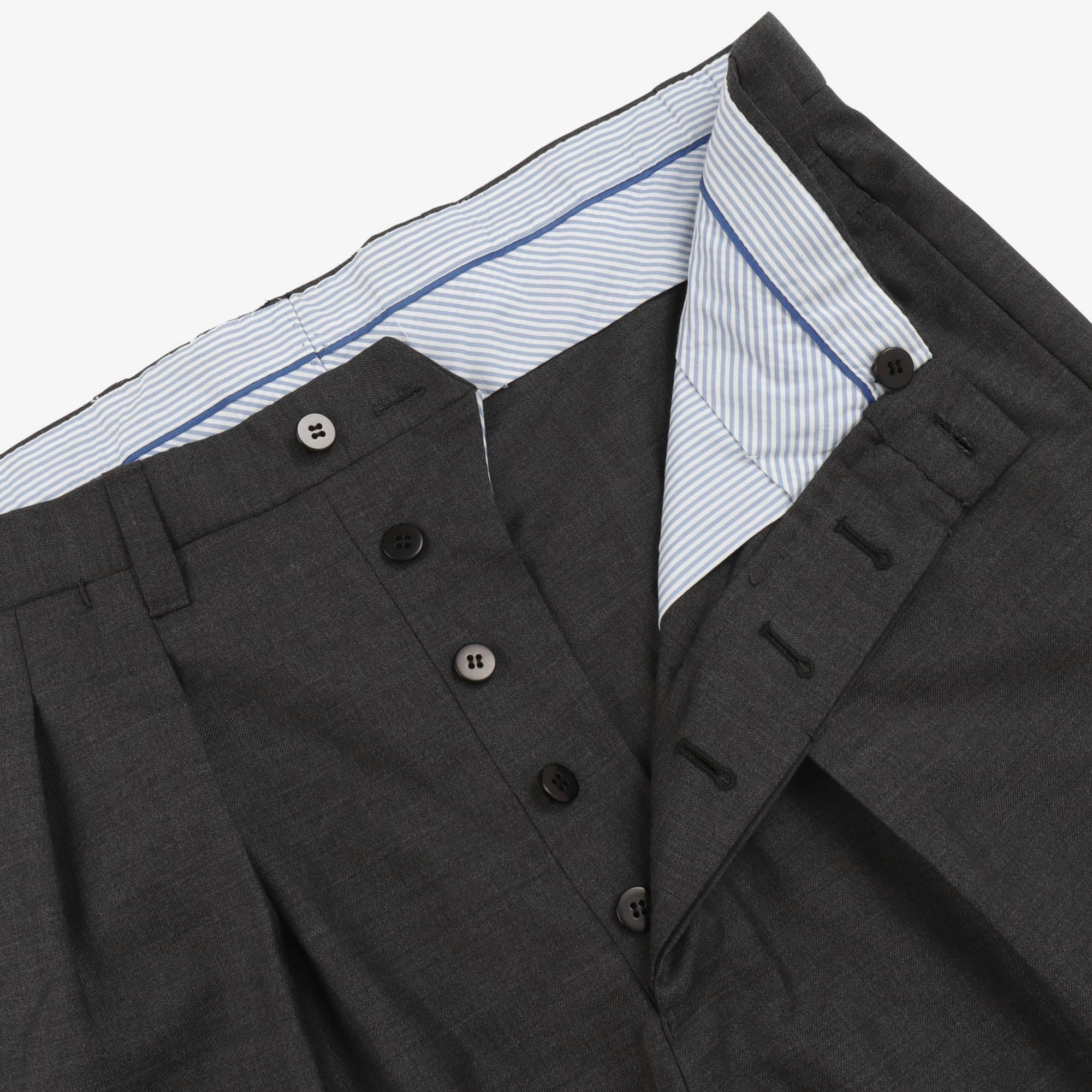 Wool Pleated Trouser (34W X 29L)