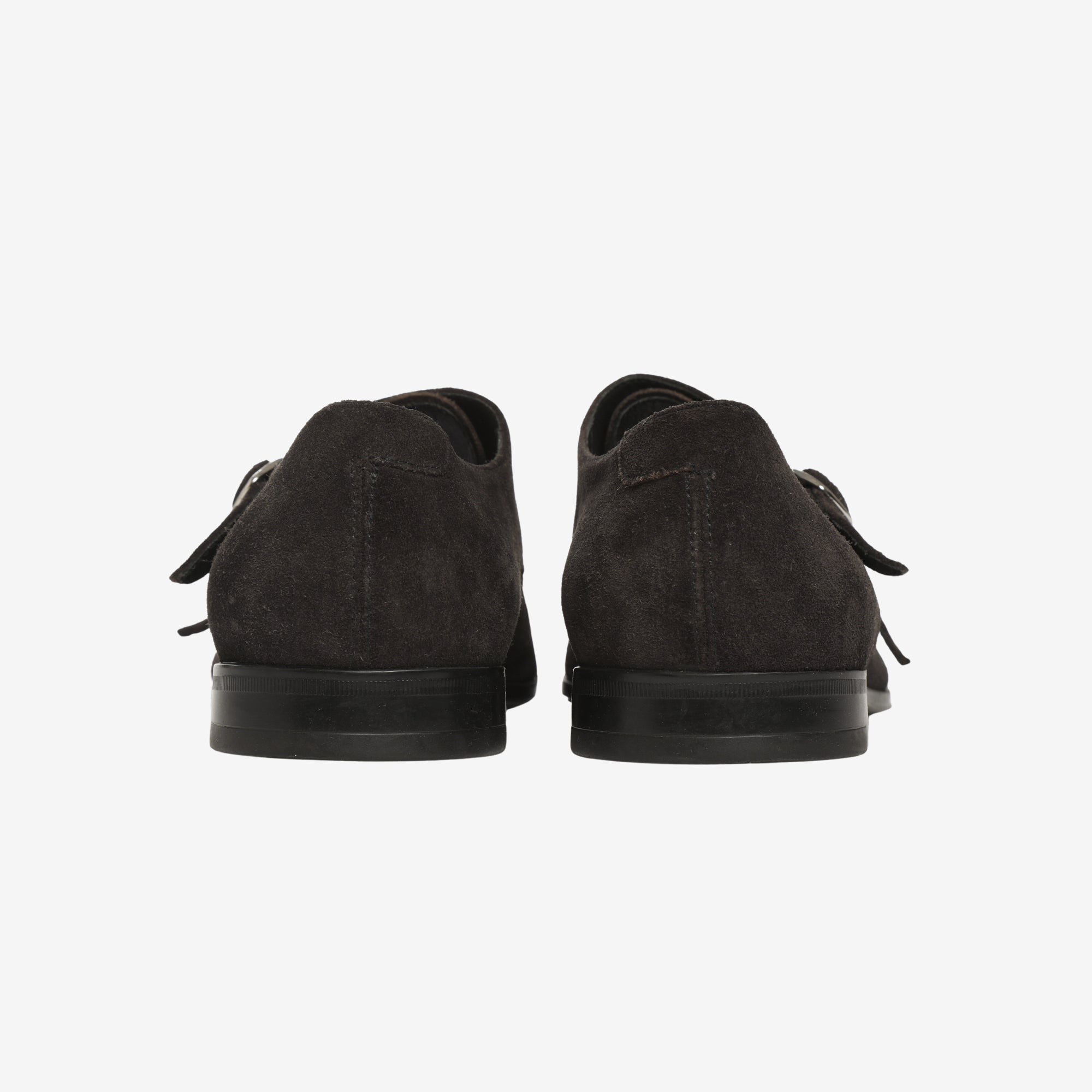 Suede Double Strap Monk Shoe