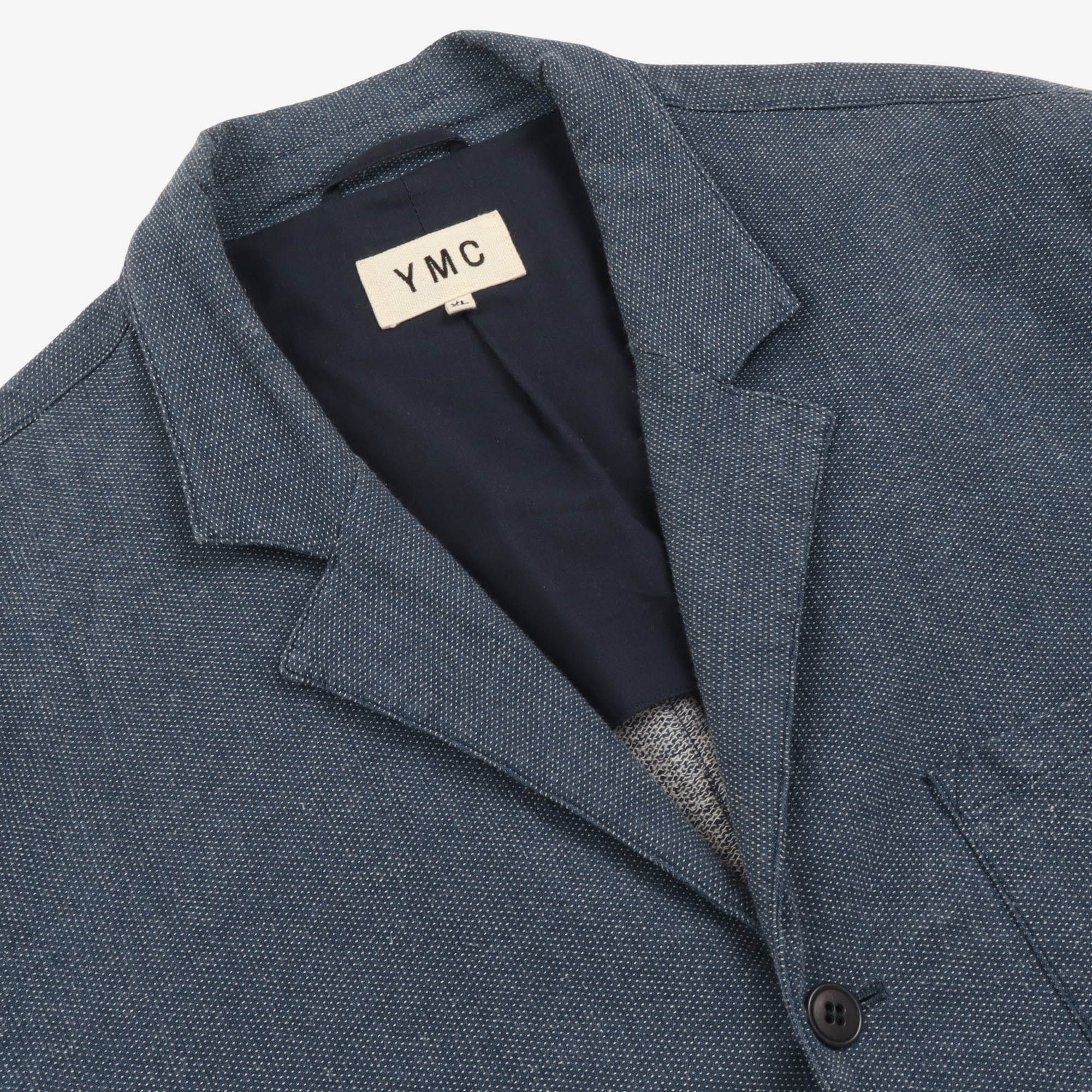 Linen Blend Loopback Chore Jacket