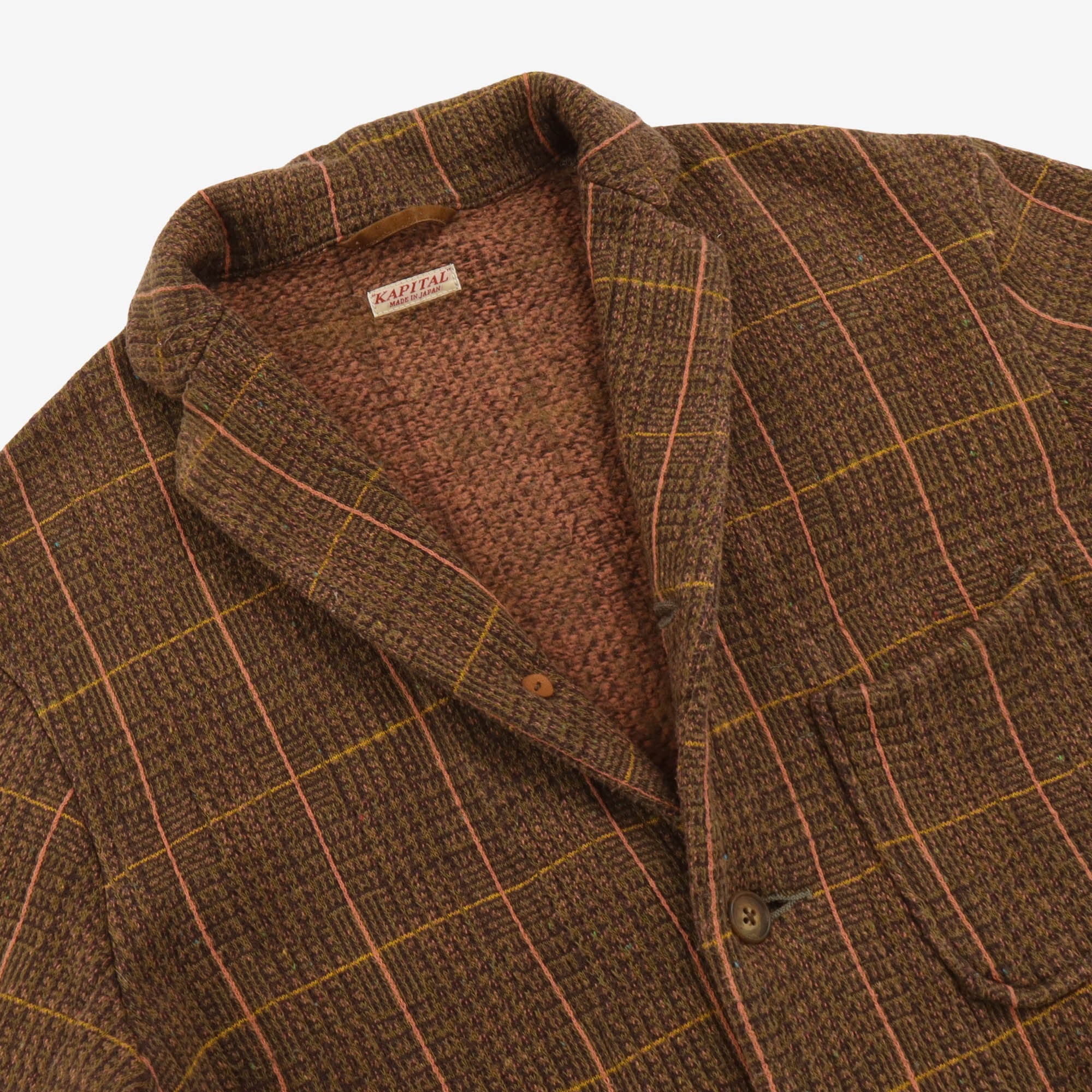 Tweed Fleecy Knit Kobe Jacket