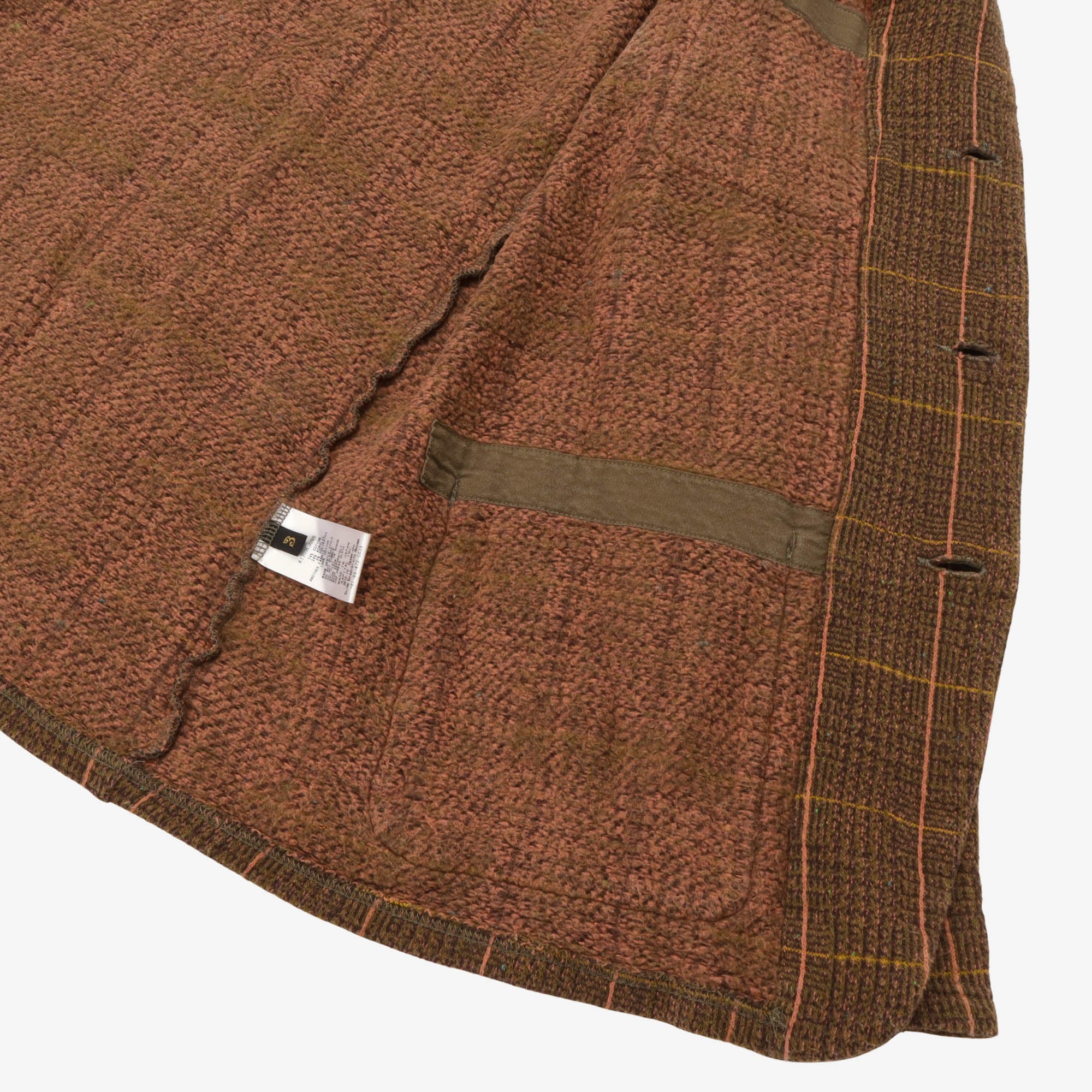 Tweed Fleecy Knit Kobe Jacket