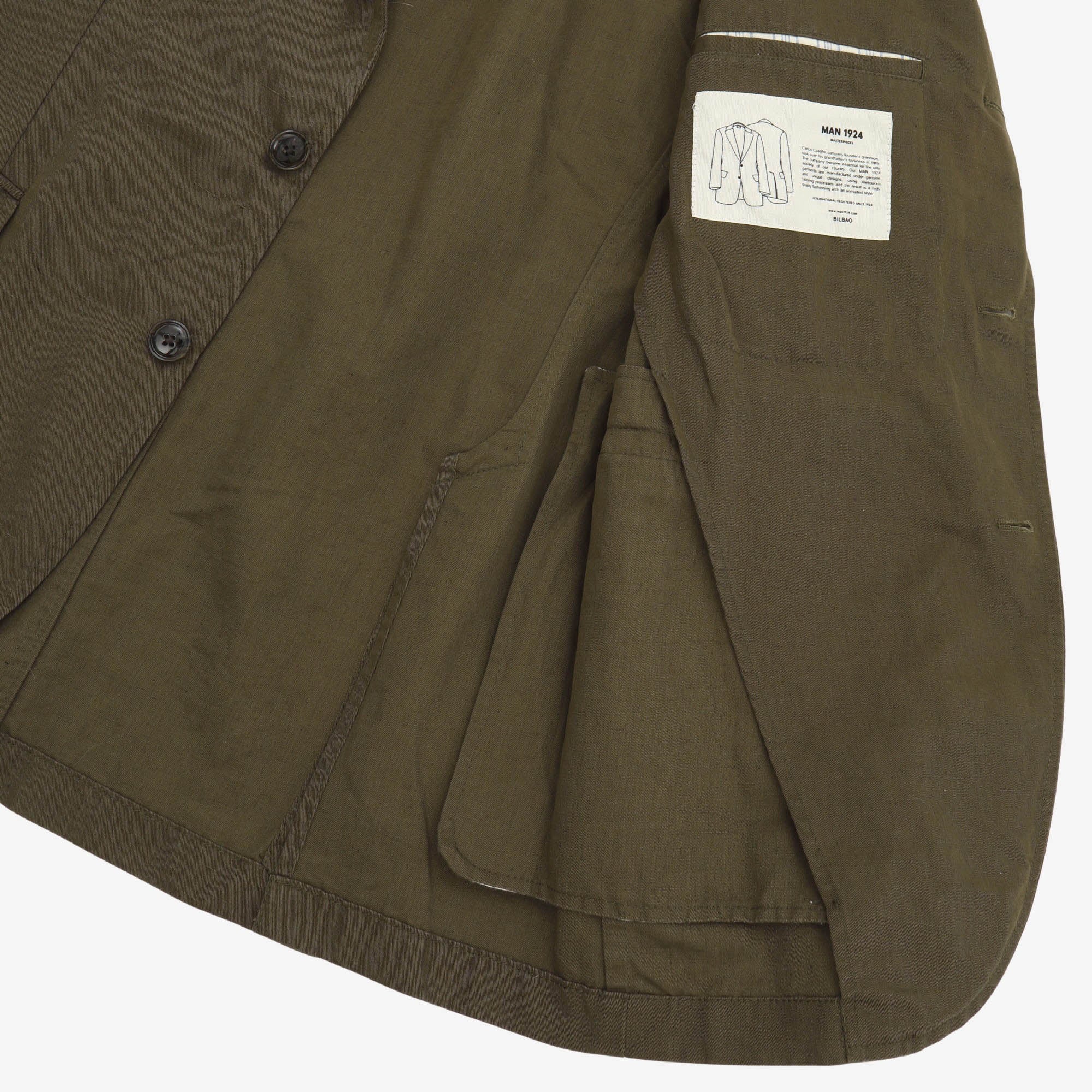 Linen Cotton Kennedy Jacket