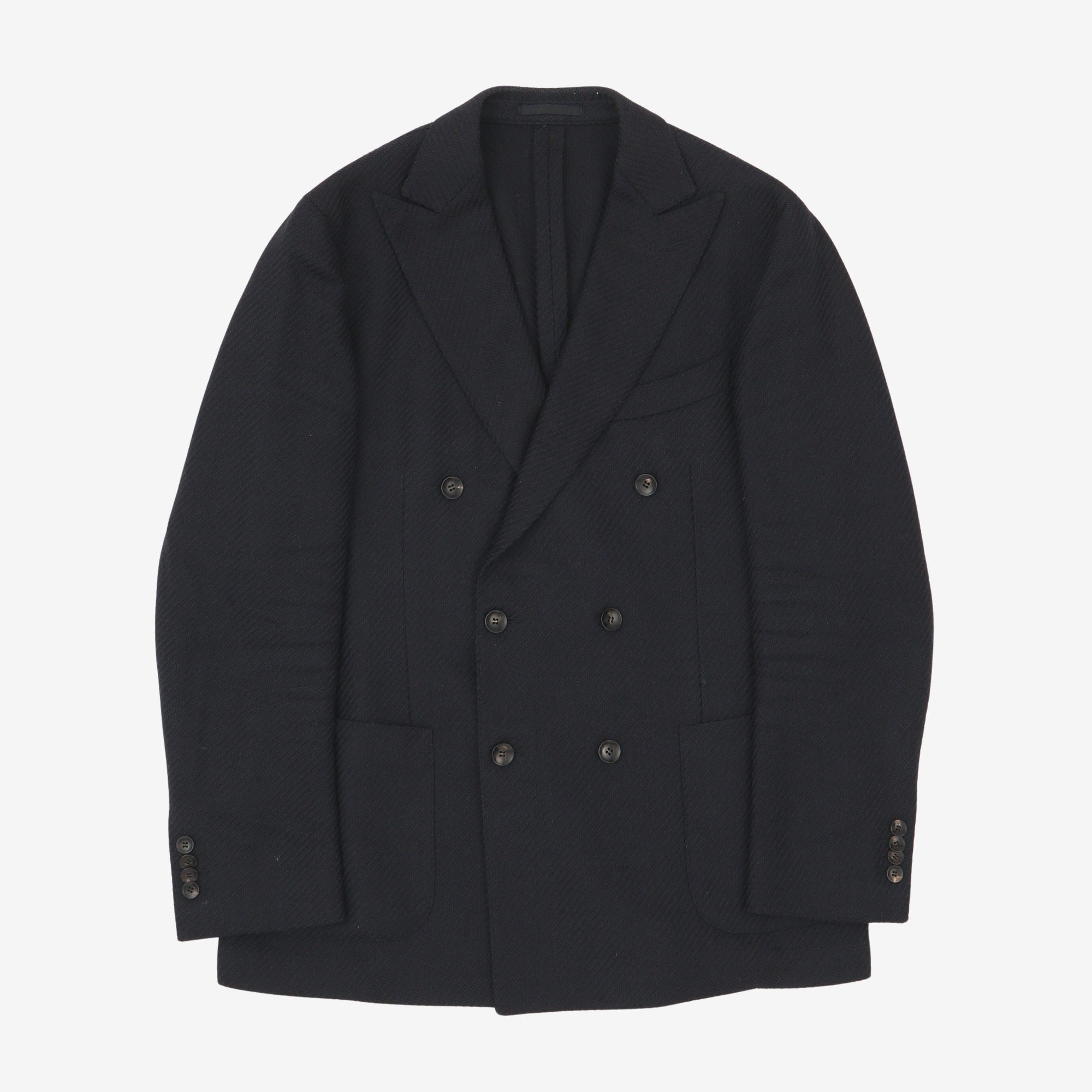 Wool Havana Patch DB Blazer