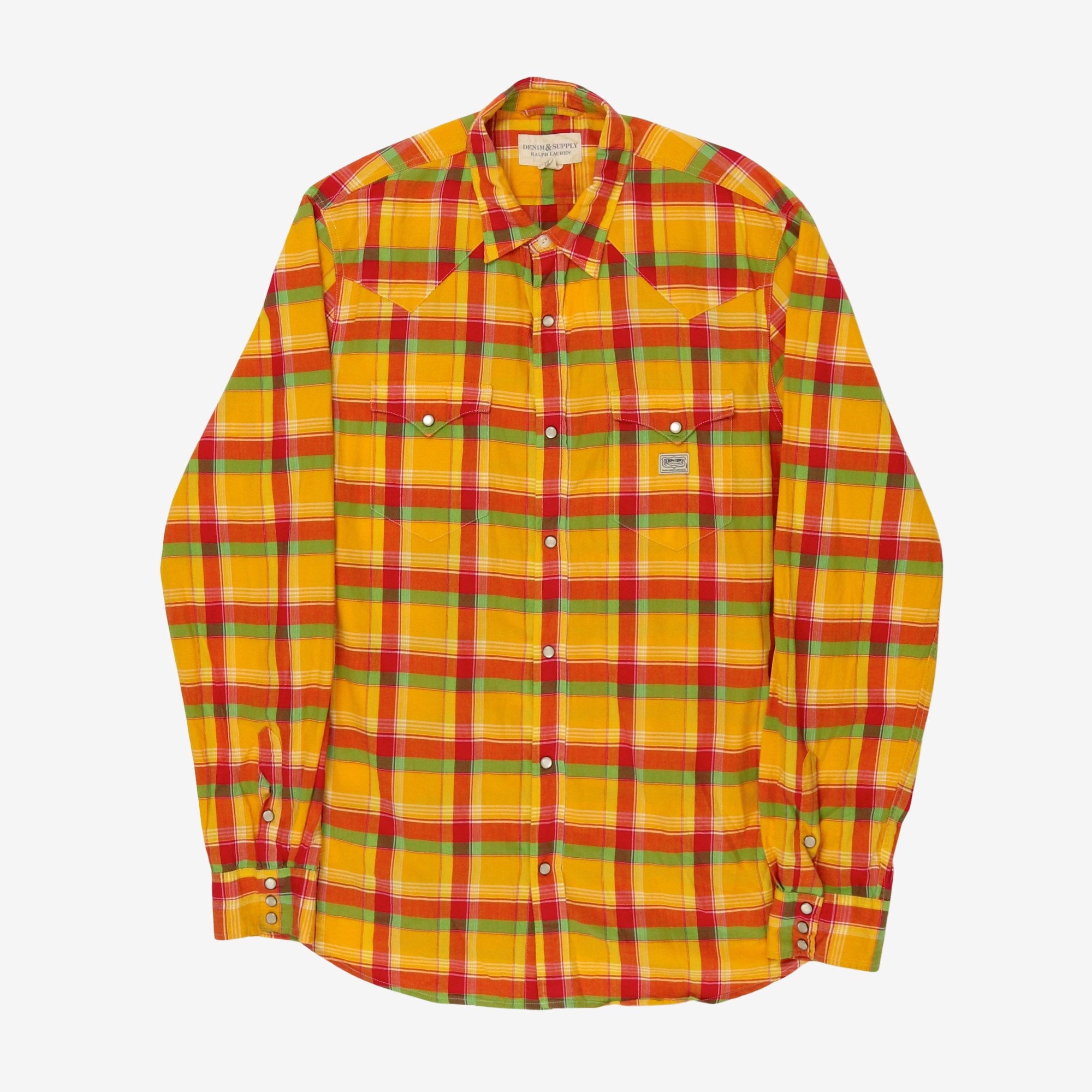 Ralph Lauren Denim Supply Check Western Shirt – Marrkt