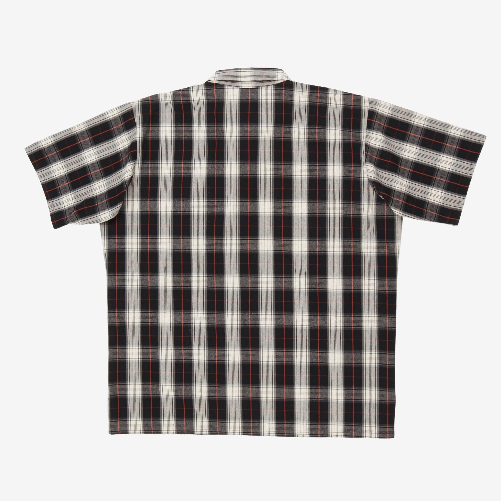 SS Half Zip Check Work Shirt