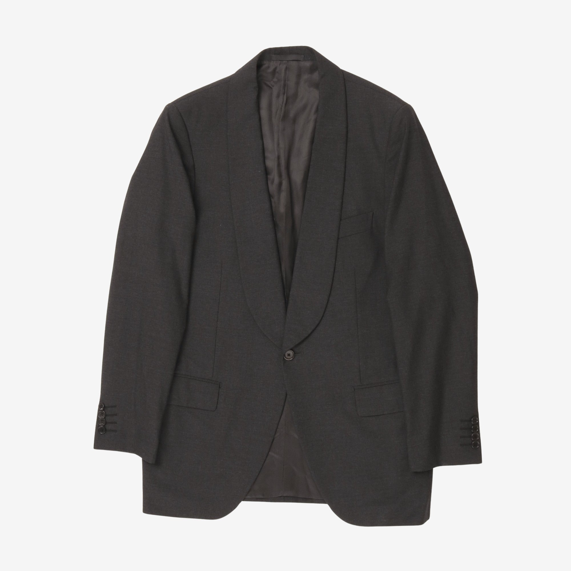 Wool Shawl Lapel Blazer