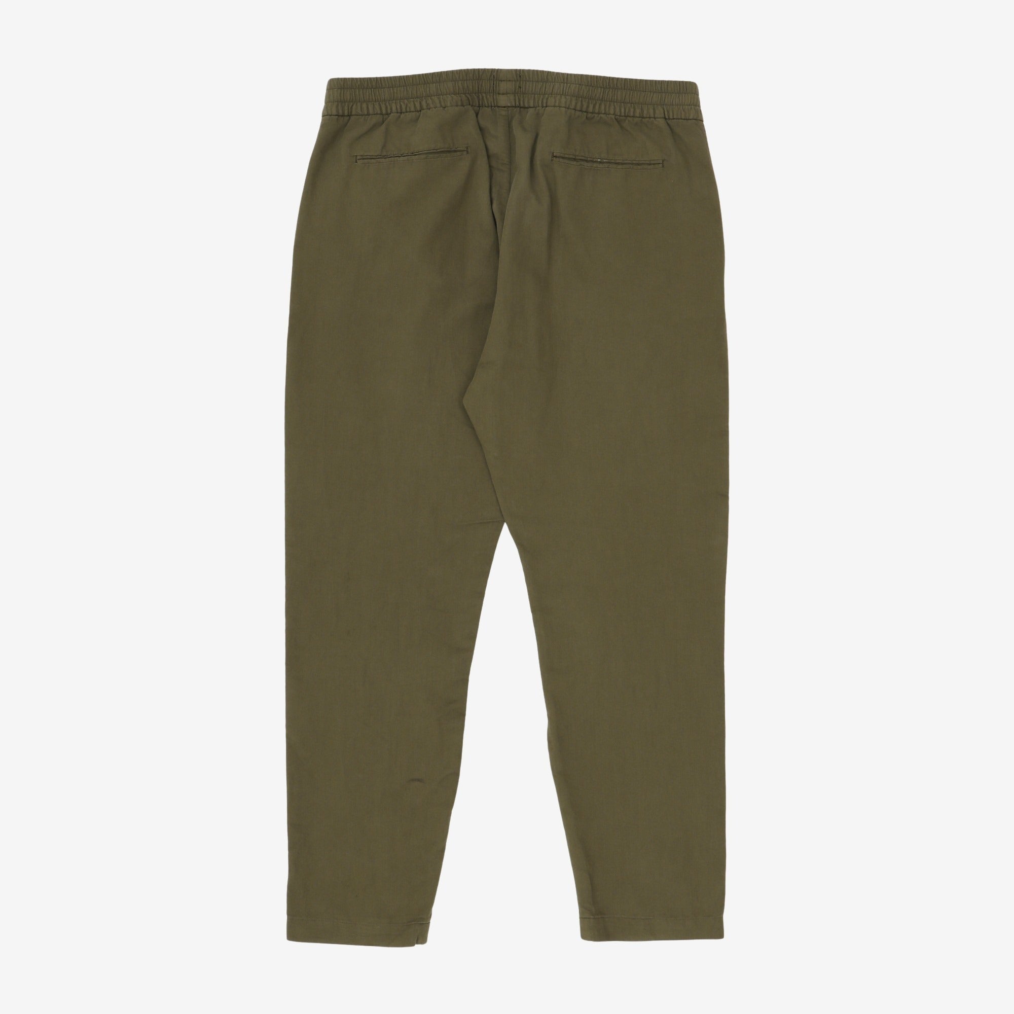 Cotton Linen Drawstring Trousers