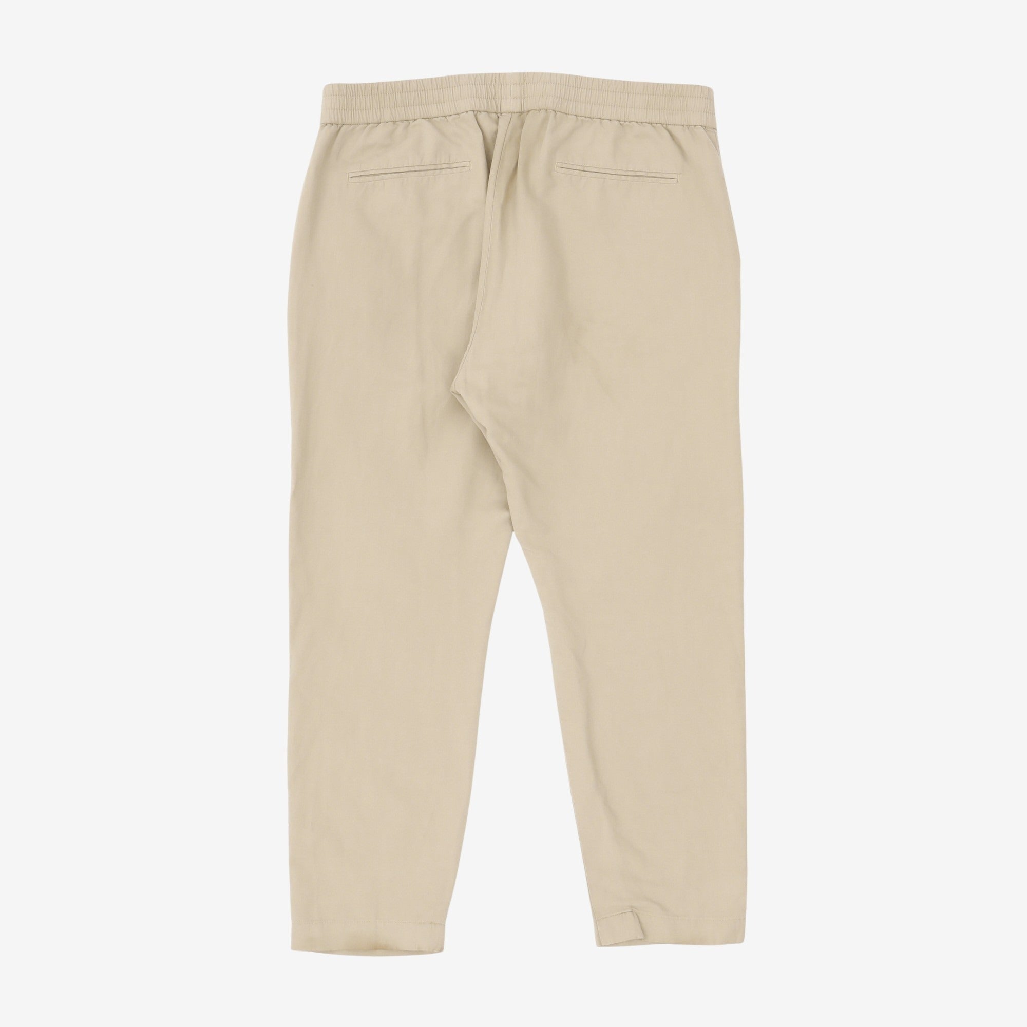 Cotton Linen Drawstring Trousers