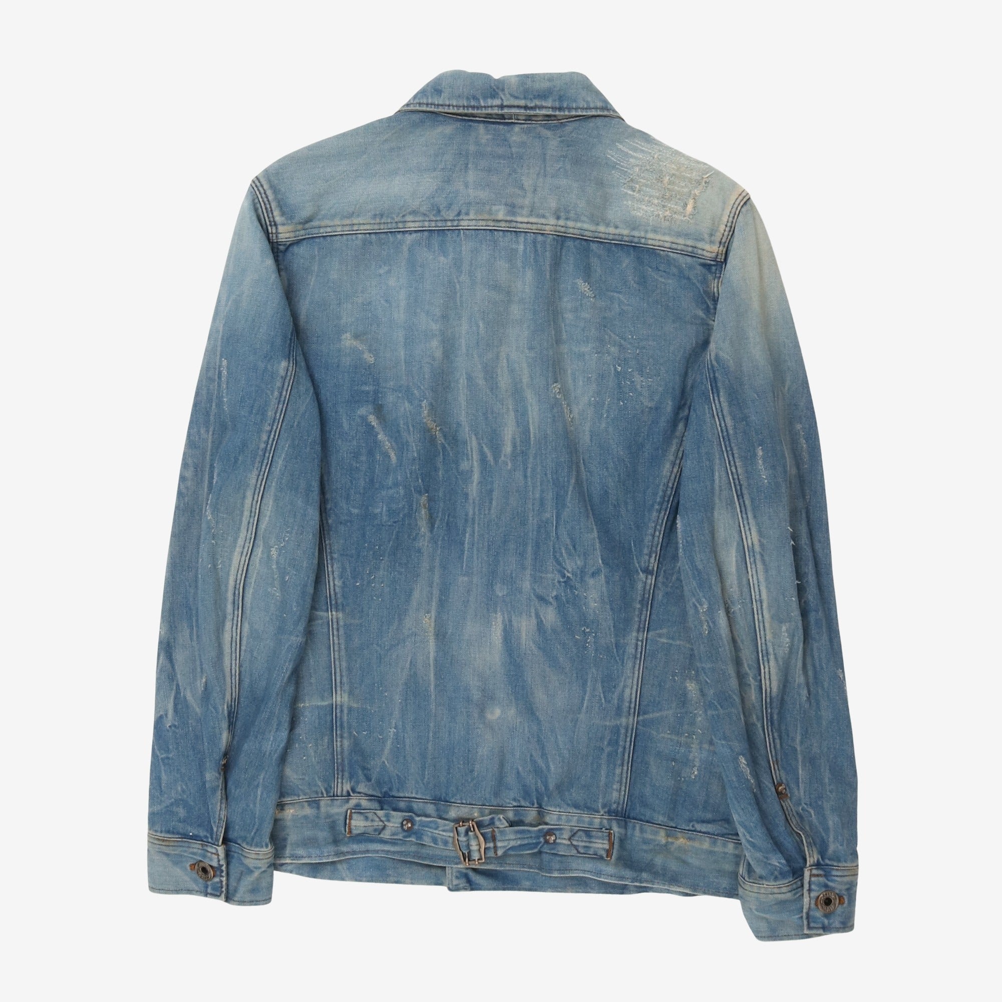 Crotch Slim Denim Jacket