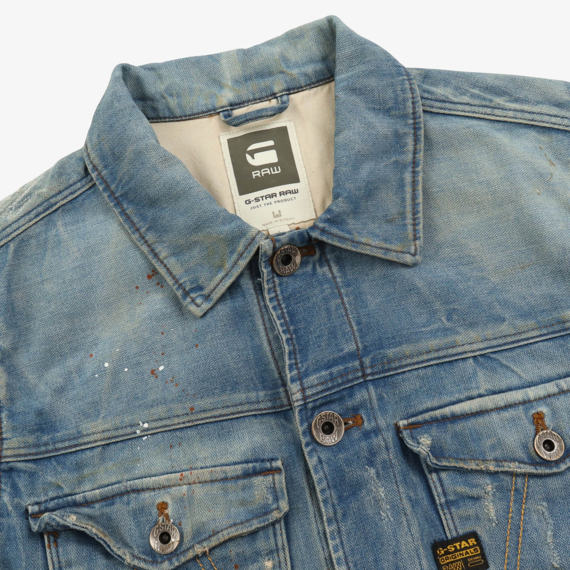 Crotch Slim Denim Jacket