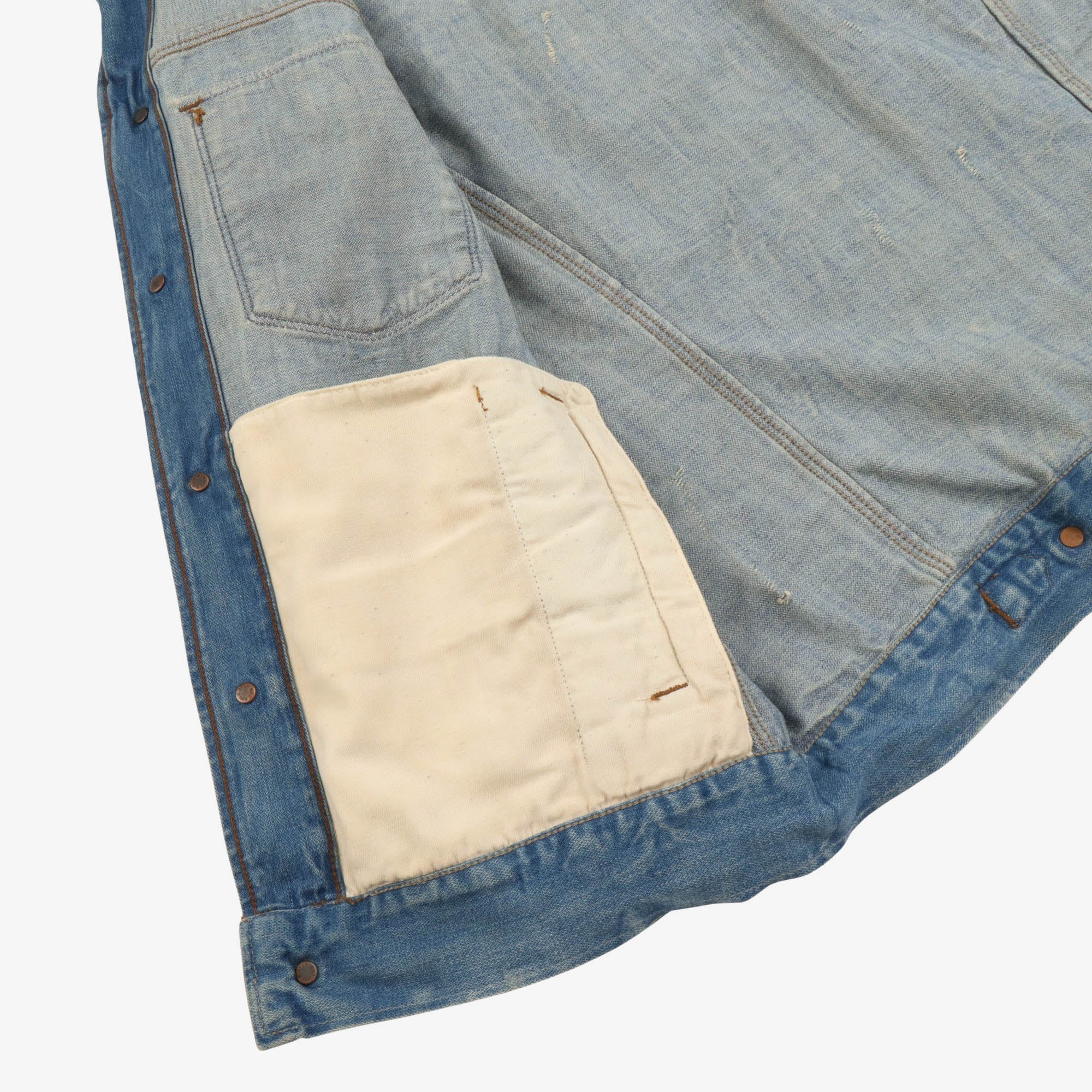 Crotch Slim Denim Jacket