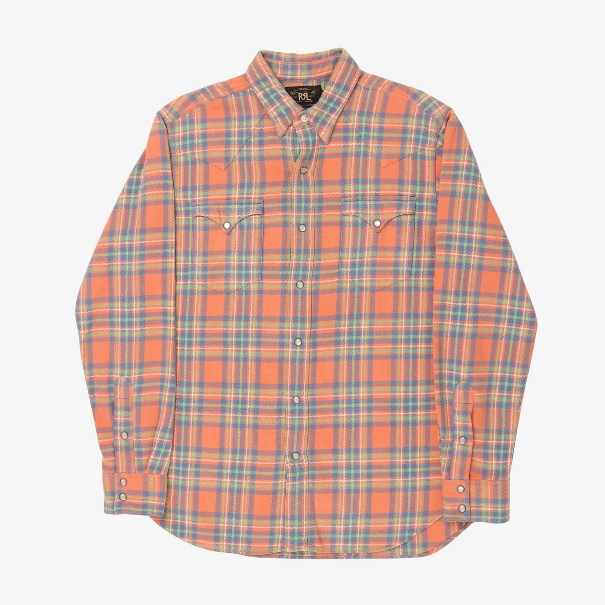Plaid Pearl Western Work Shirt