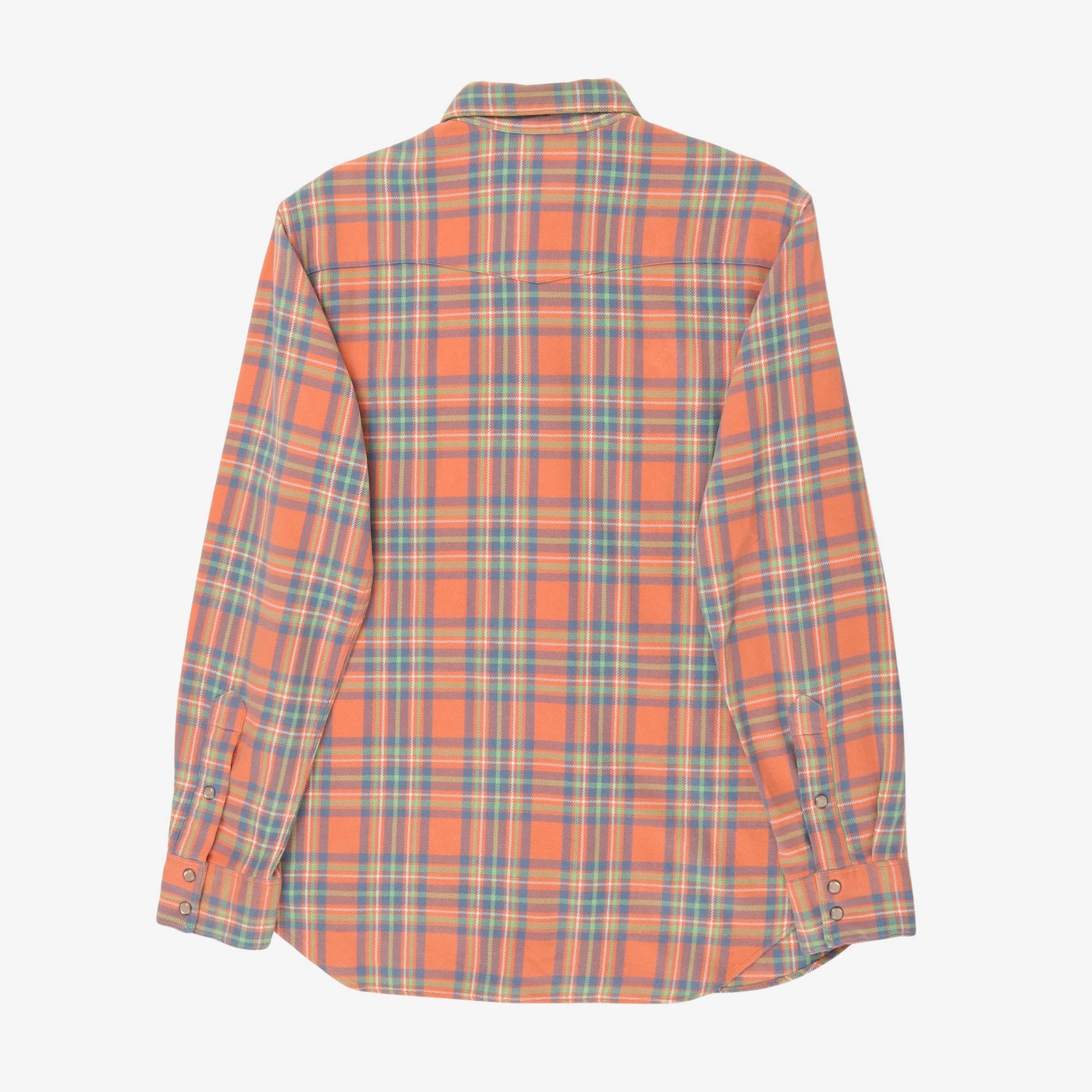 Plaid Pearl Western Work Shirt