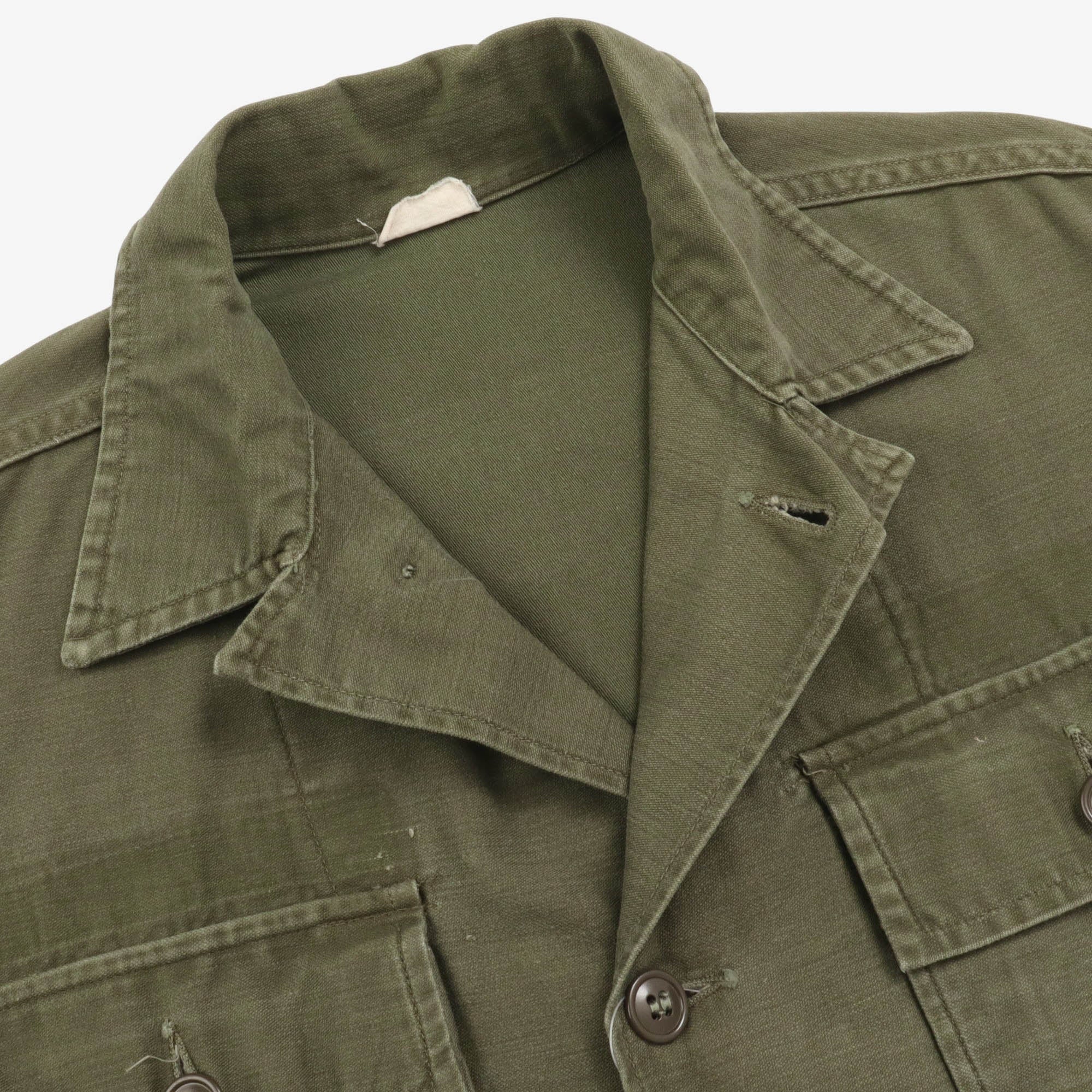 Military Fatigue Shirt Jacket