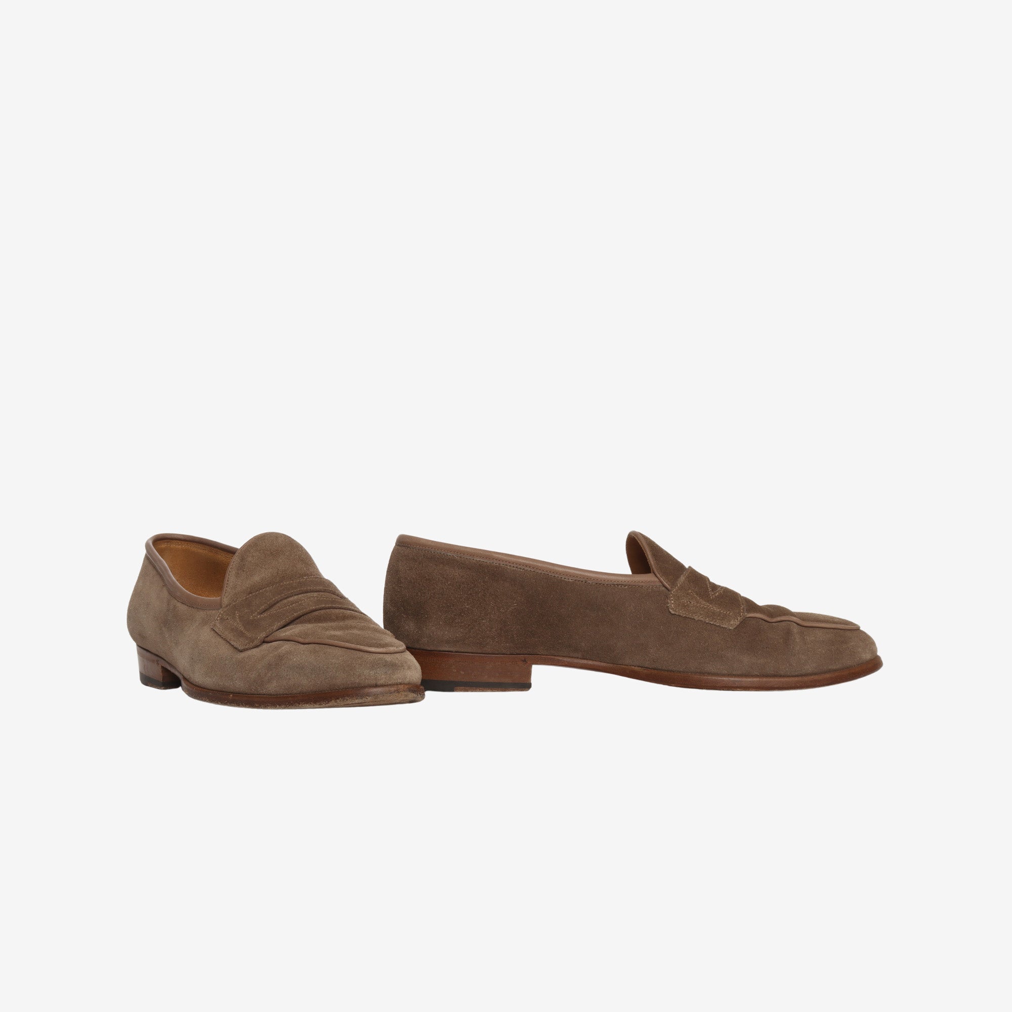 Suede Penny Loafers