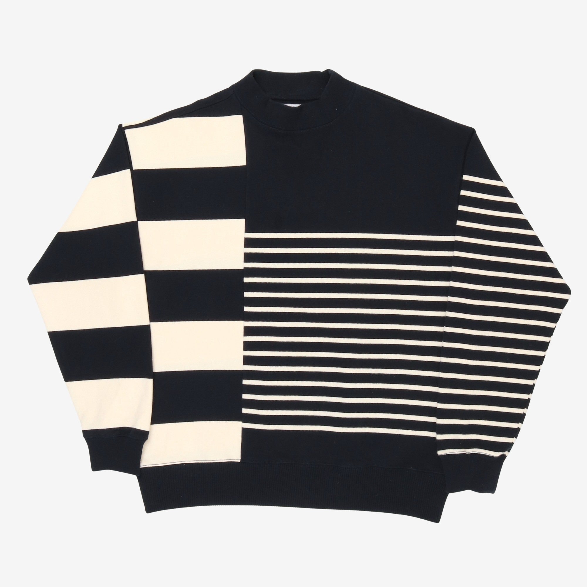 Crazy Stripe Crewneck Sweat