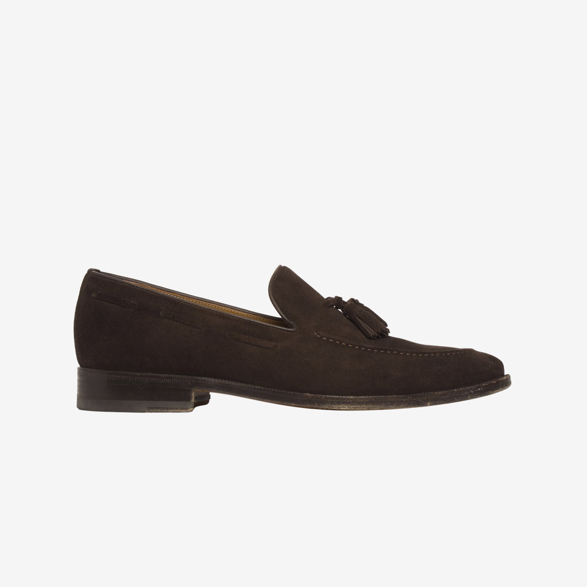 Suede Tasseled Loafers