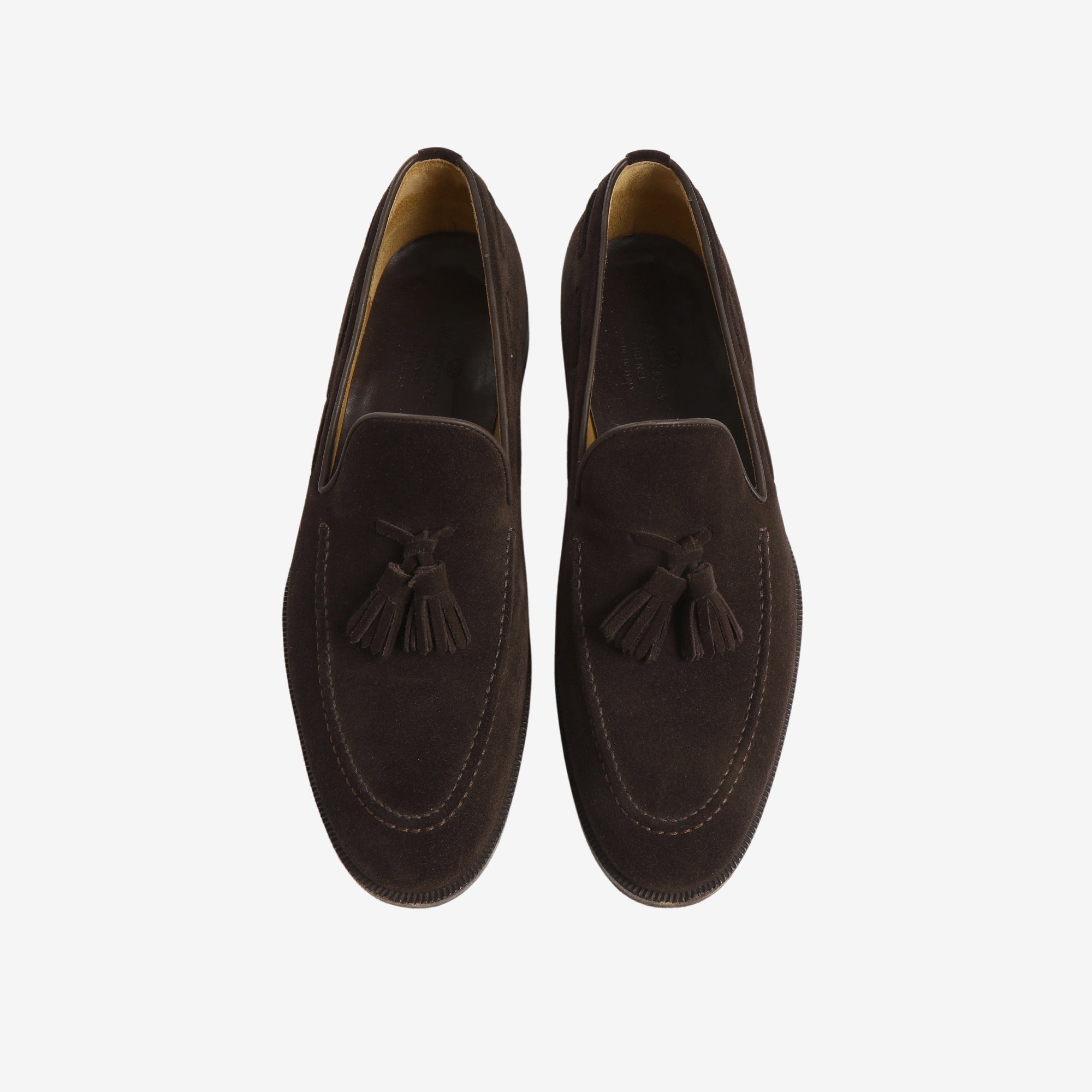 Suede Tasseled Loafers