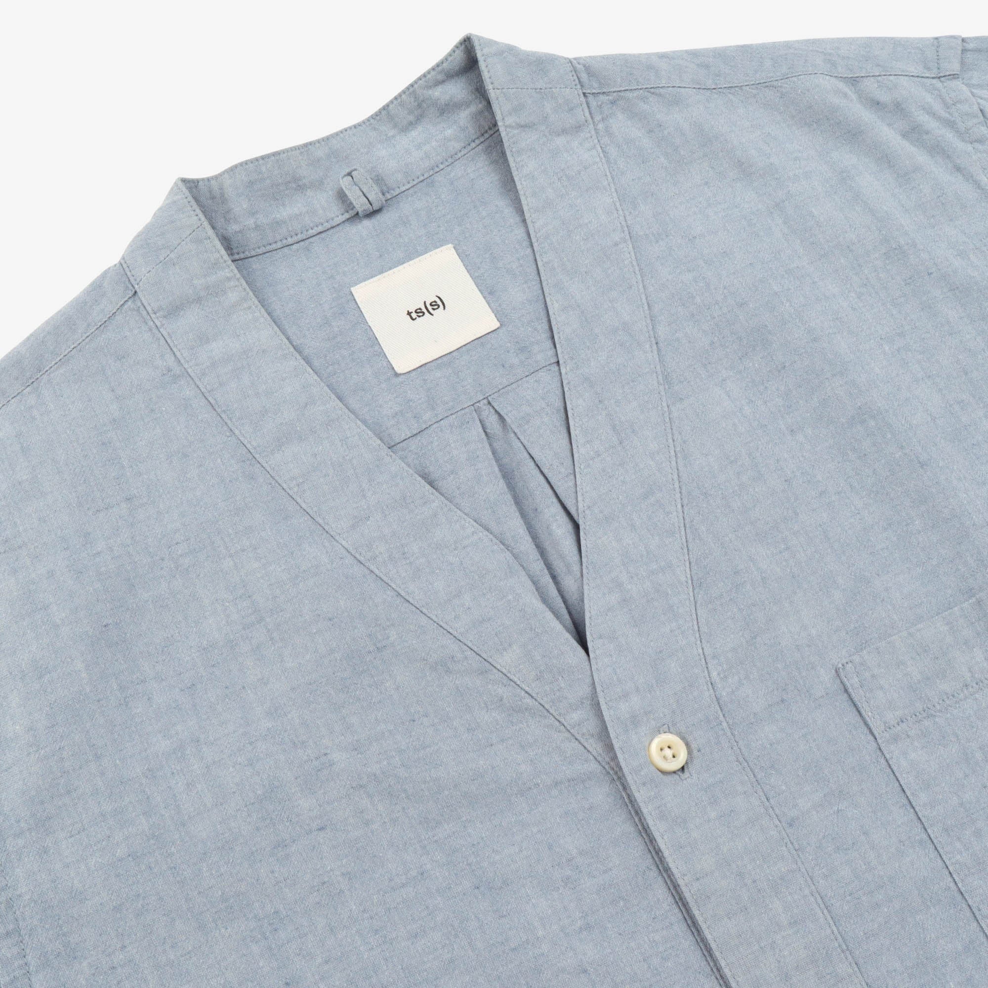 Chambray Cardigan Shirt