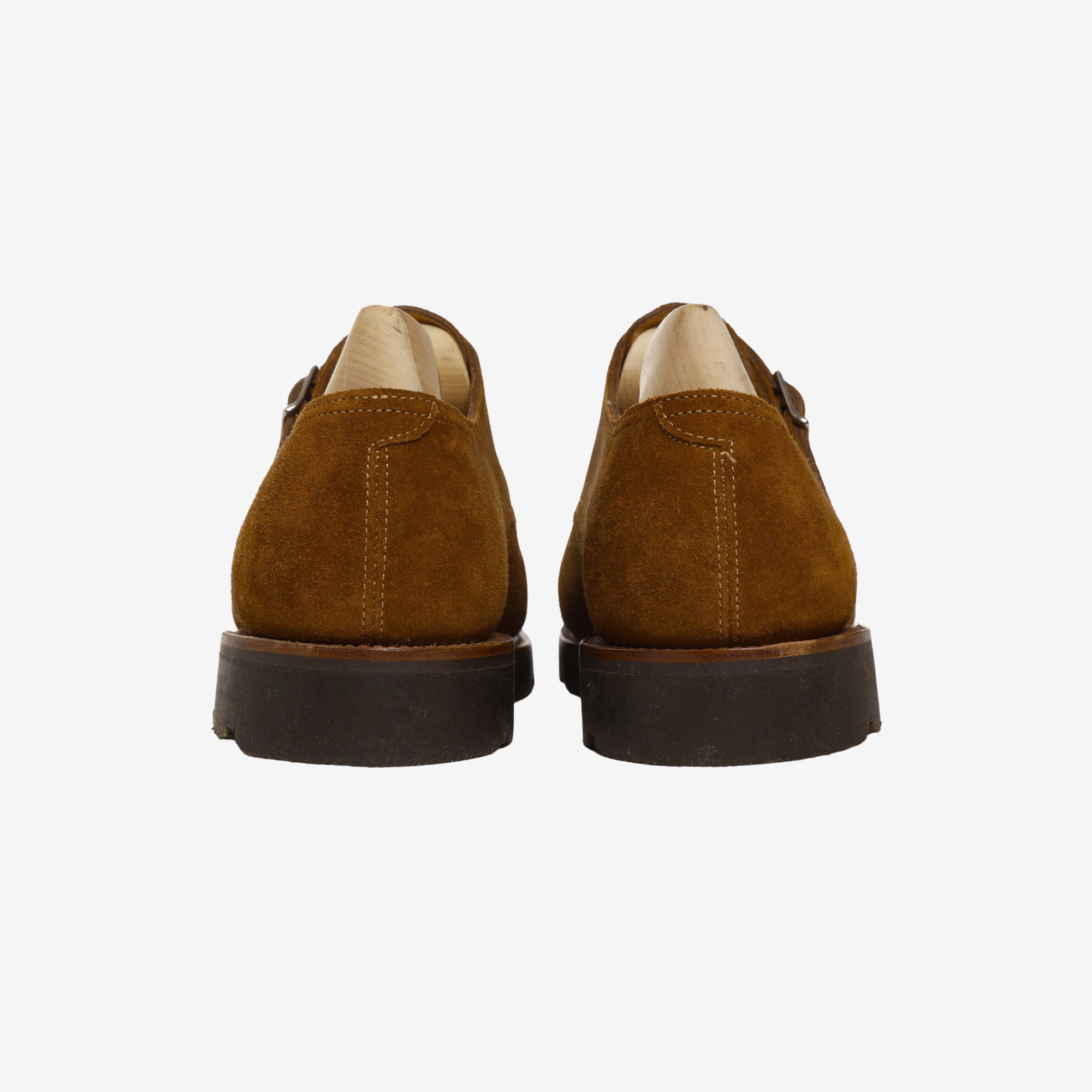 Suede William Monk Strap + Trees