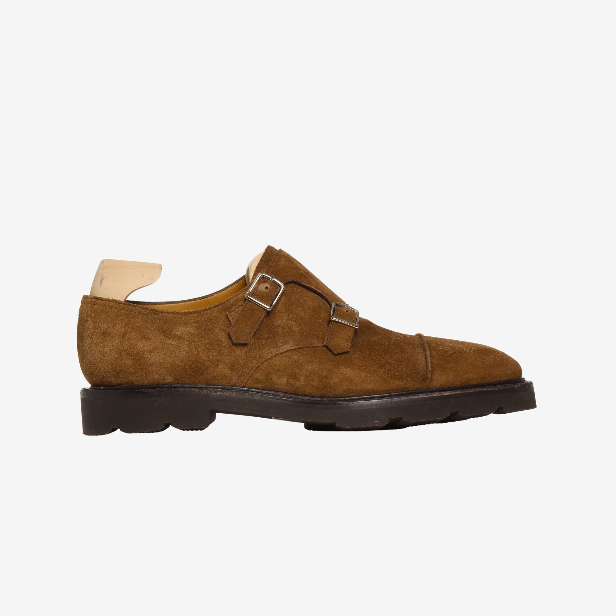 Suede William II Monk Strap + Trees