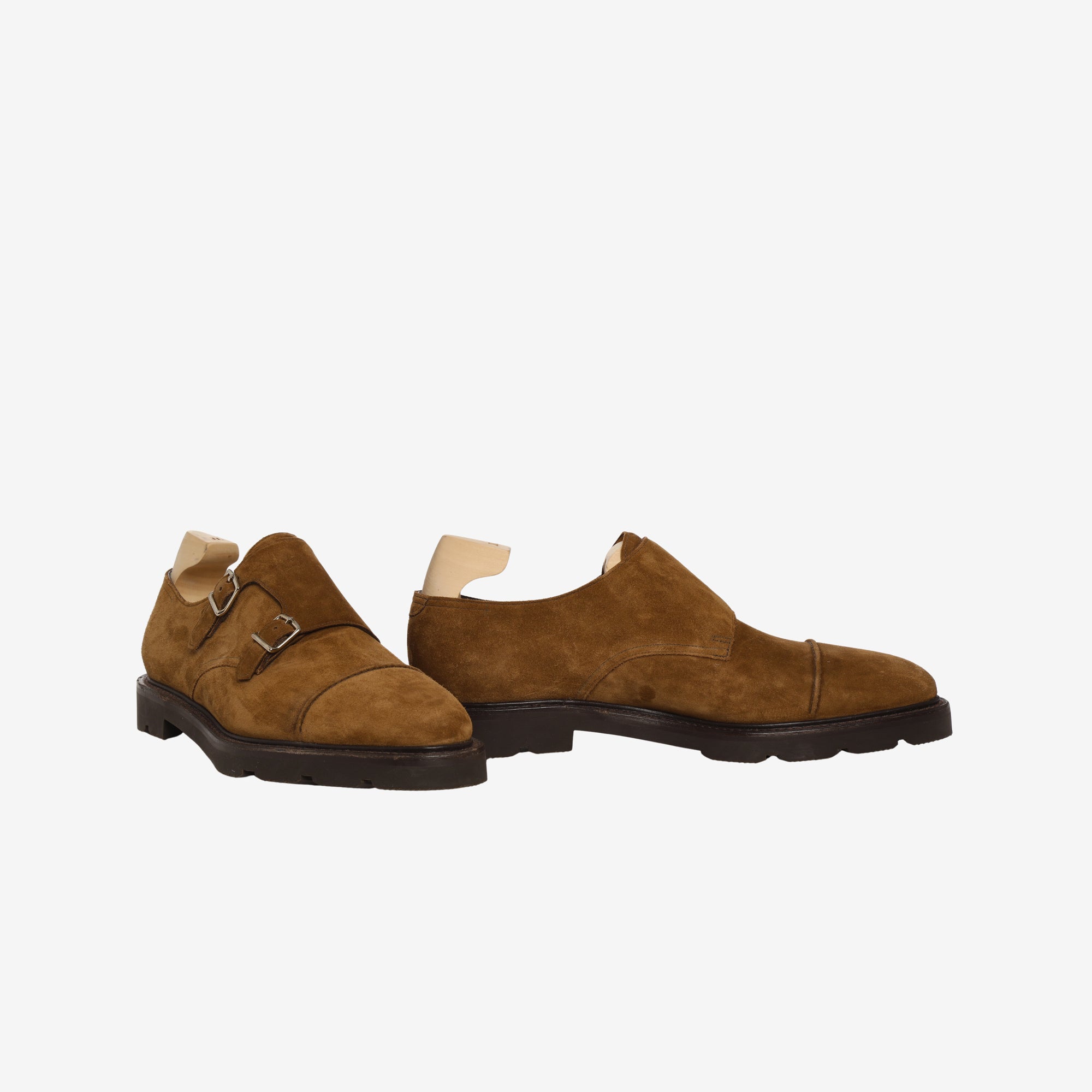 Suede William II Monk Strap + Trees