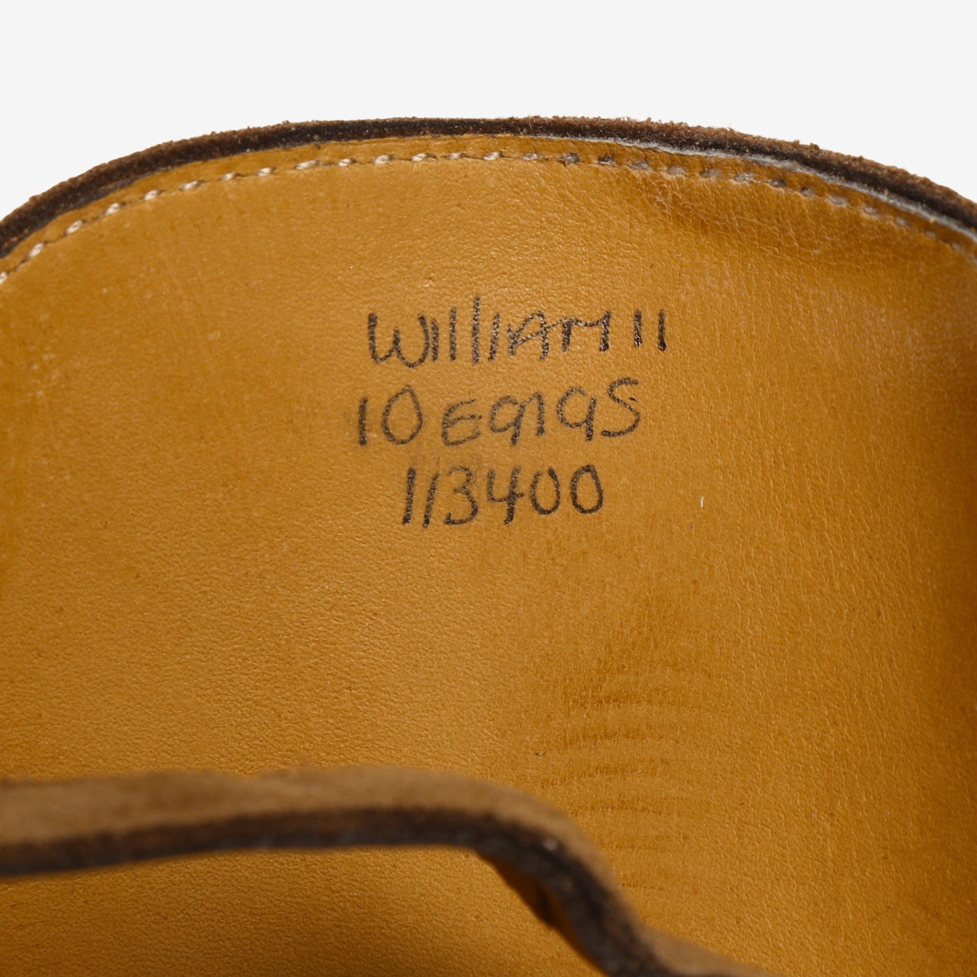 Suede William II Monk Strap + Trees