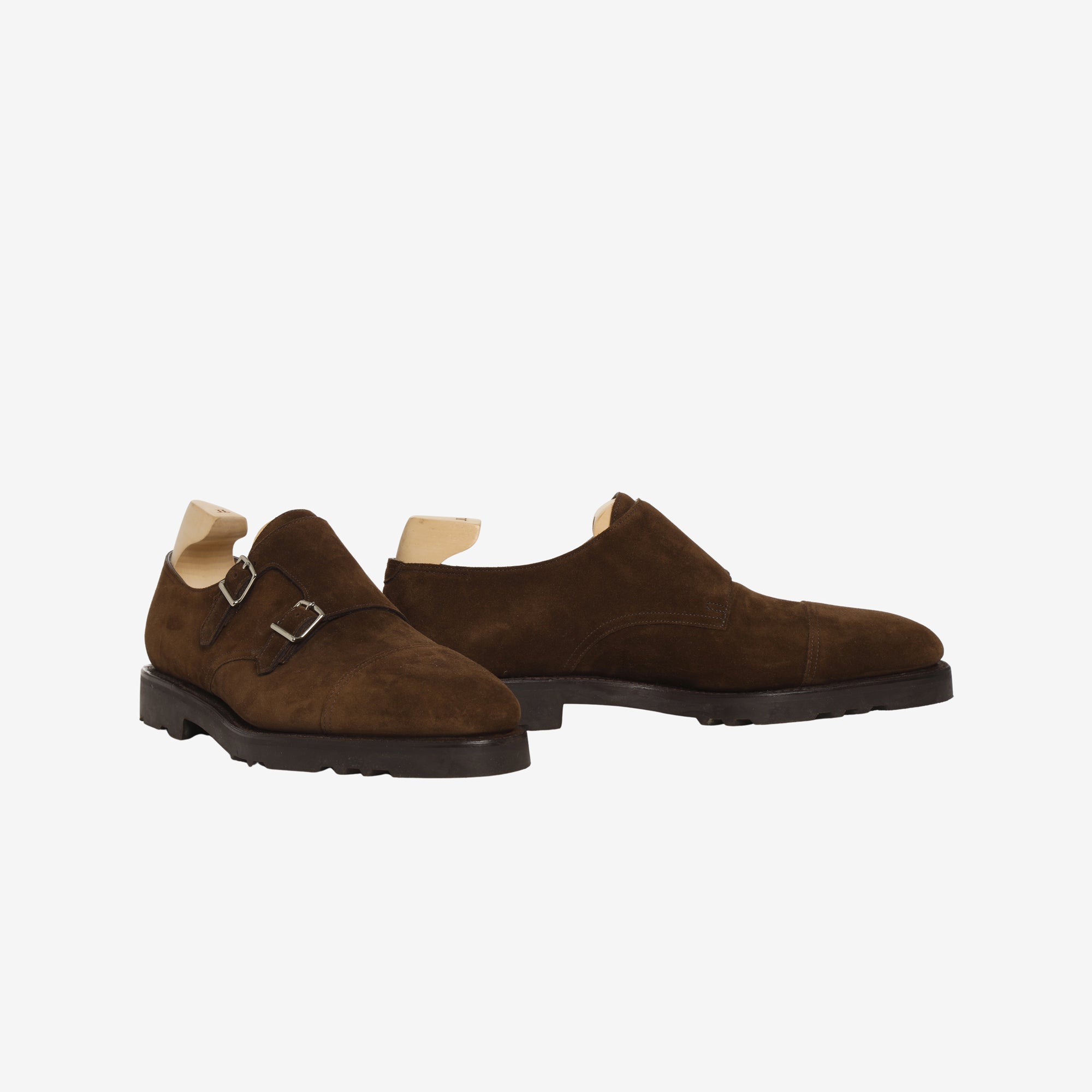 Suede William Monk Strap + Trees