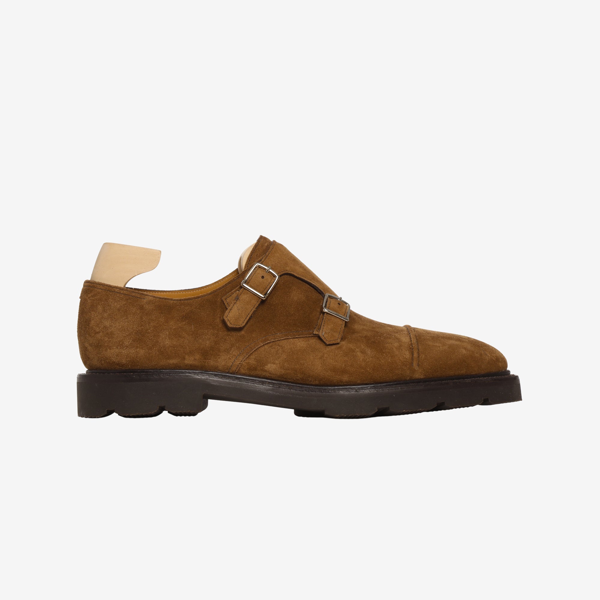 Suede William Monk Strap + Trees