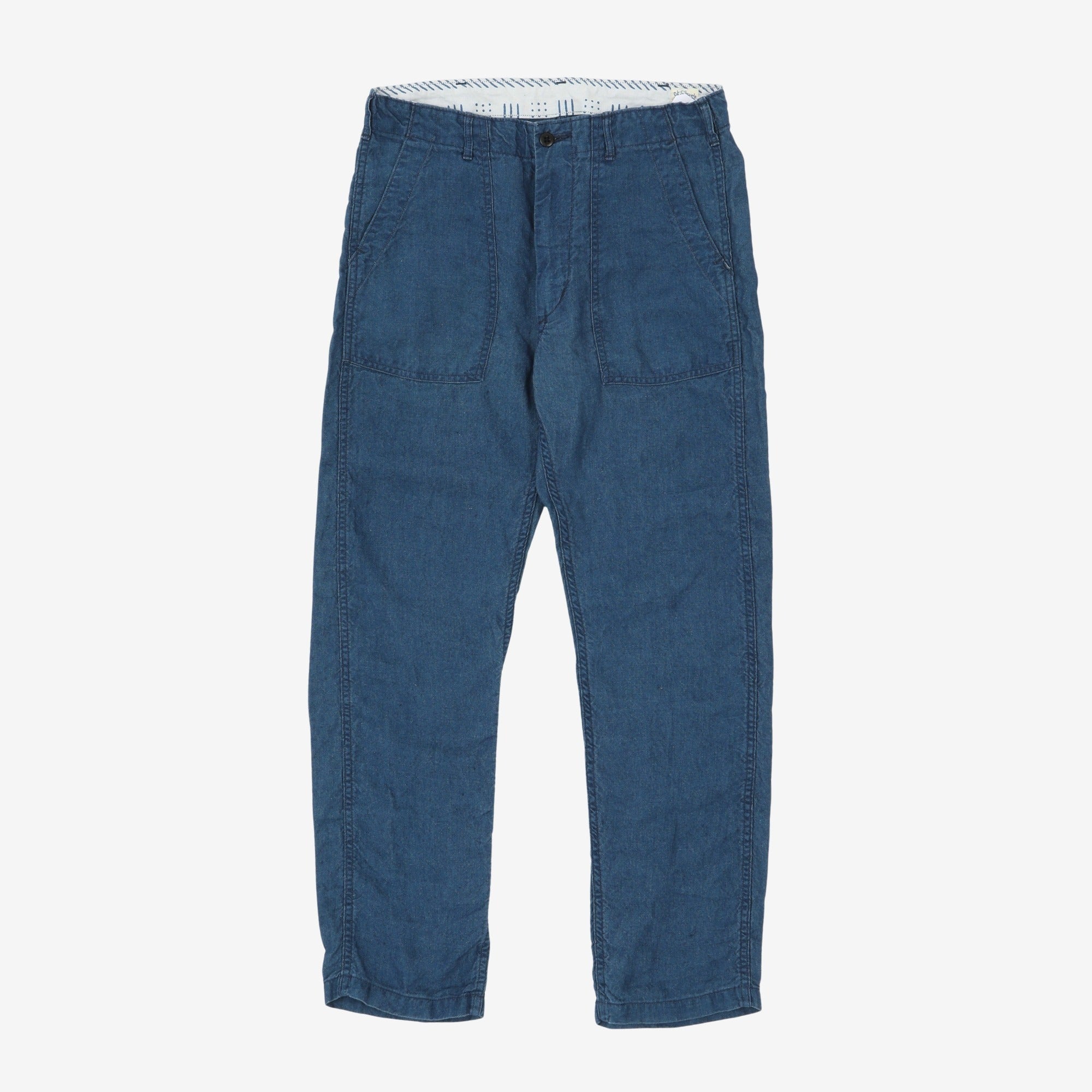 Linen Summer Fatigue Pants