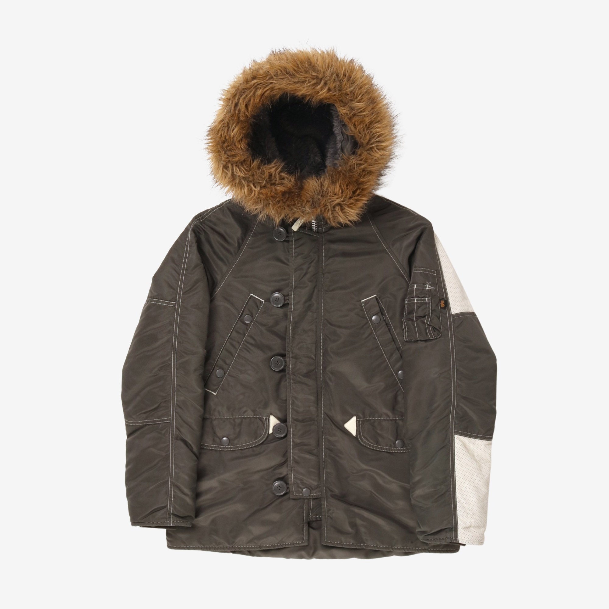 HPP Leather Sleeve N3-B Jacket