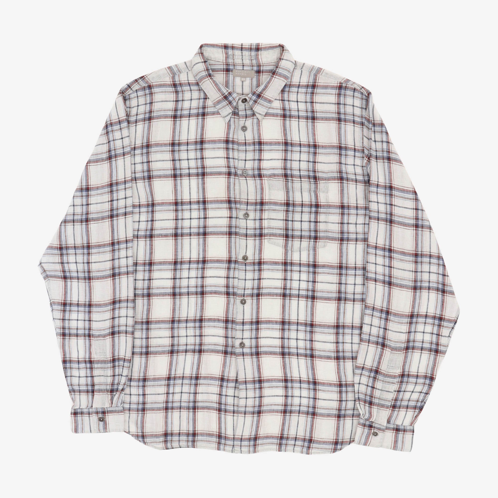 Margaret Howell Plaid Linen Check Shirt – Marrkt