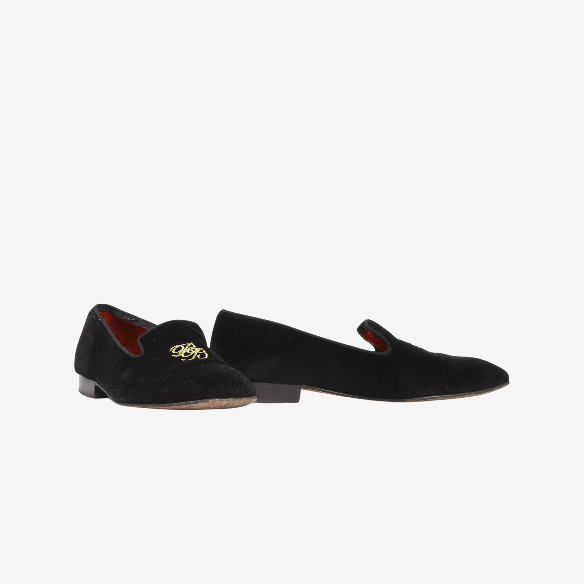 Peal & Co Velvet Slippers