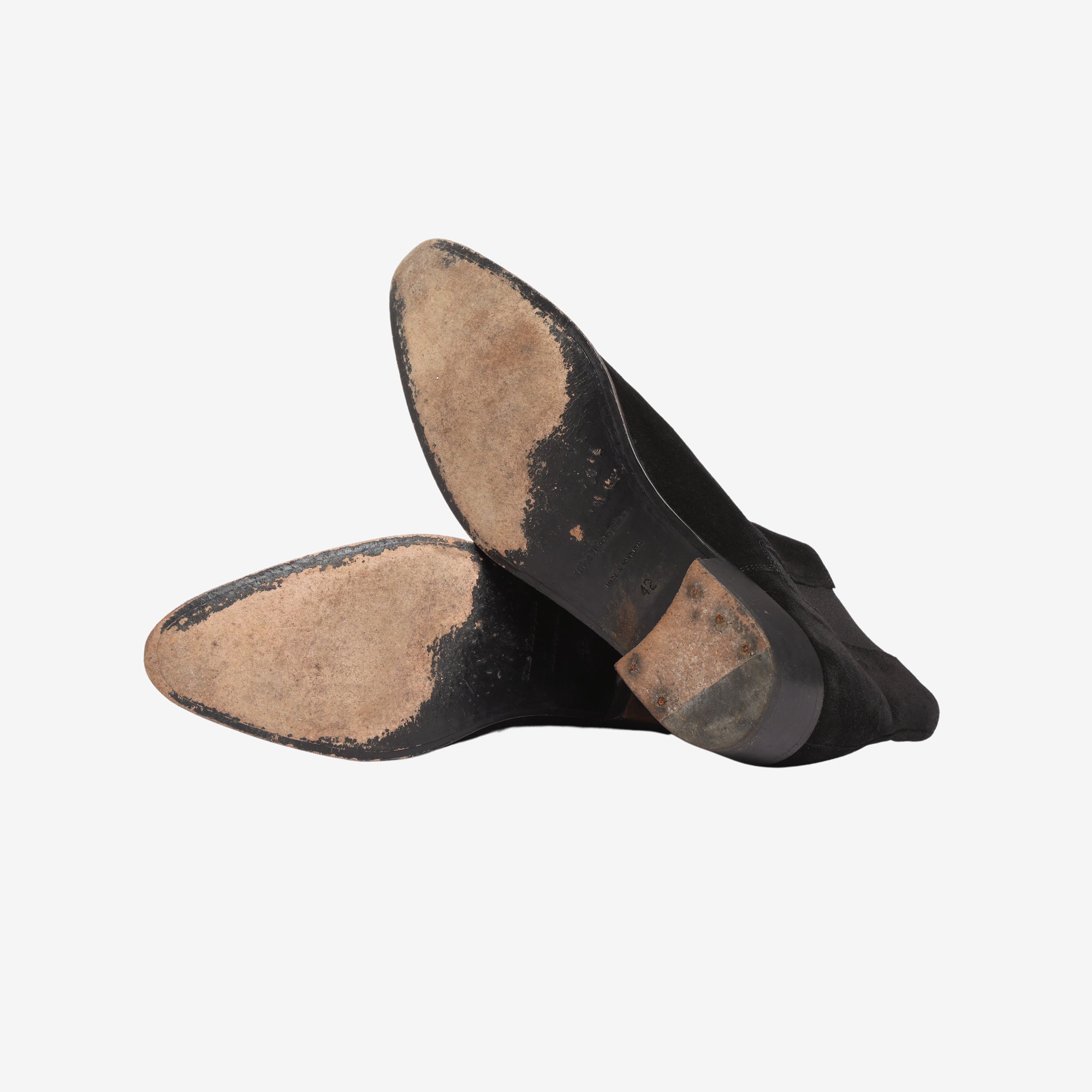 Black Suede Chelsea Boots